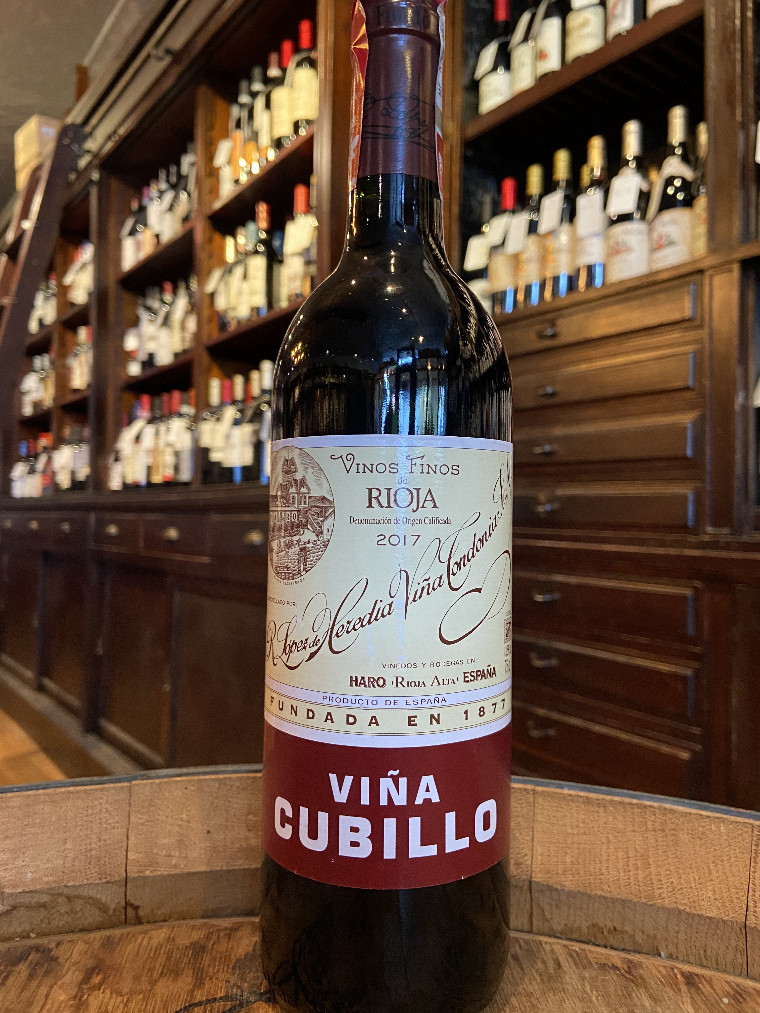 2017 Lopez de Heredia Rioja Vina Cubillo Crianza