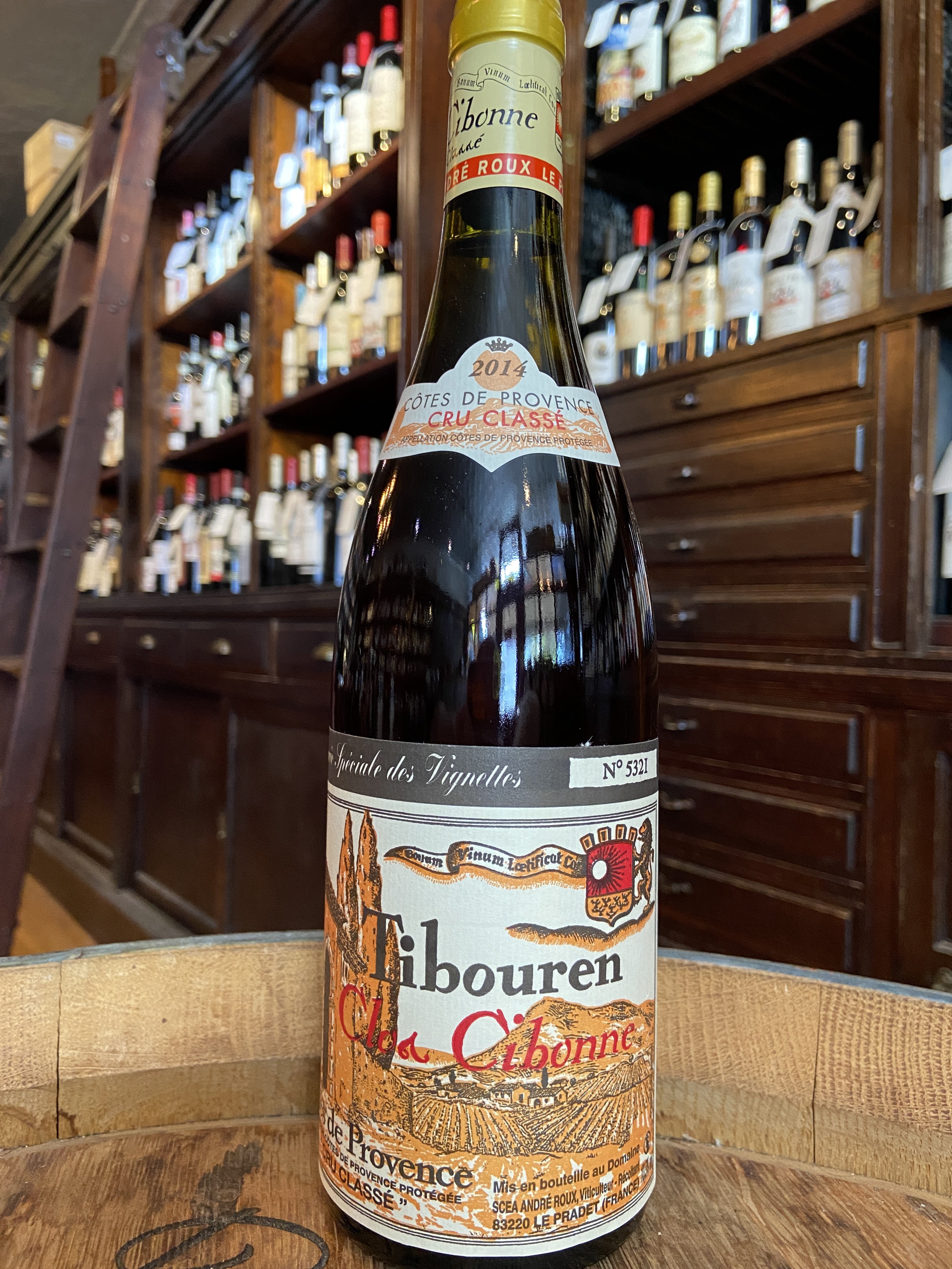 2014 Clos Cibonne Cotes de Provence Cuvee Speciale Tibouren Speciale des Vignettes Rose