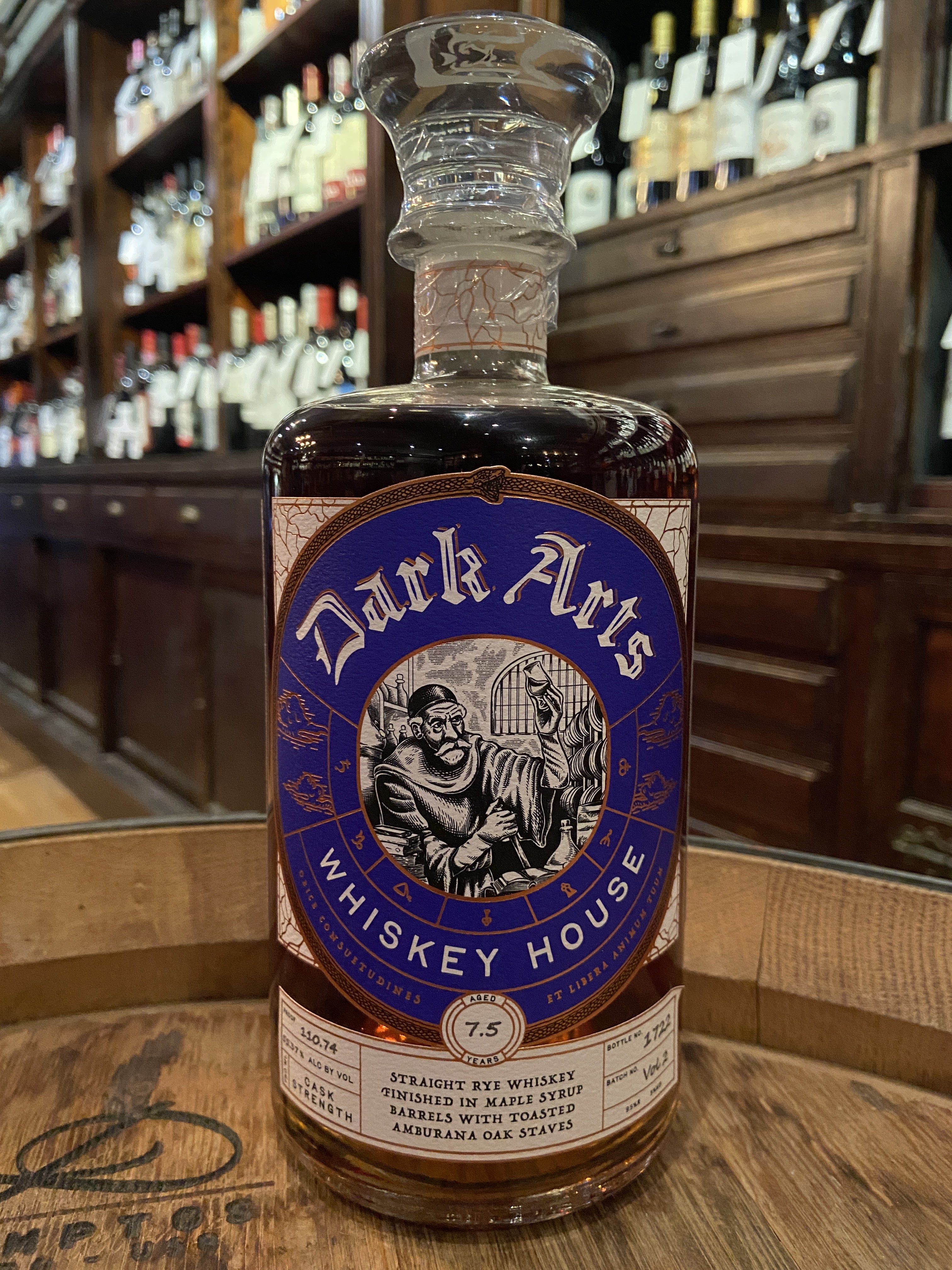 Dark Arts Whiskey House Ripple Rye II Maple Amburana Oak