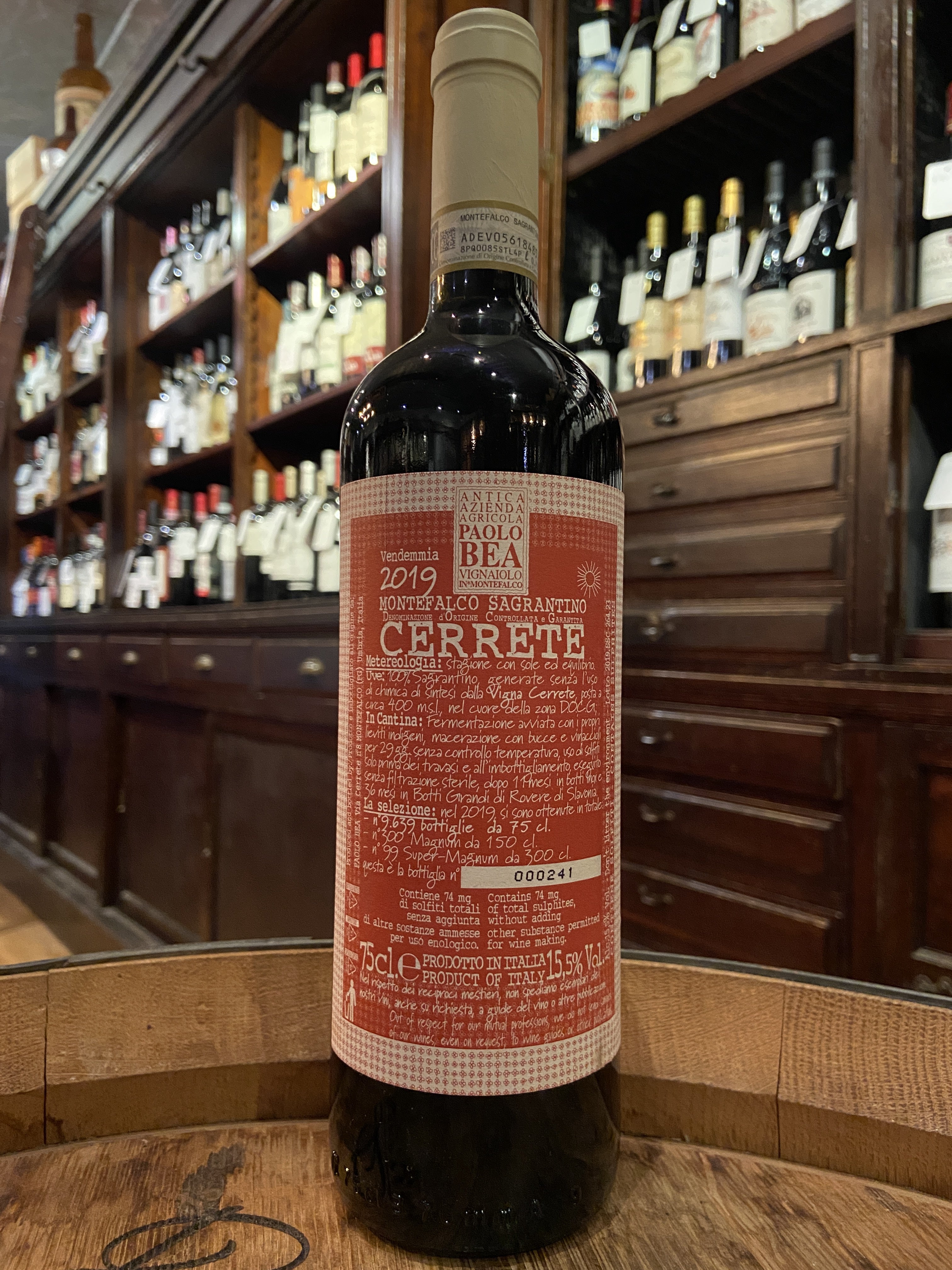 2019 Paolo Bea Cerrete Montefalco Sagrantino Secco