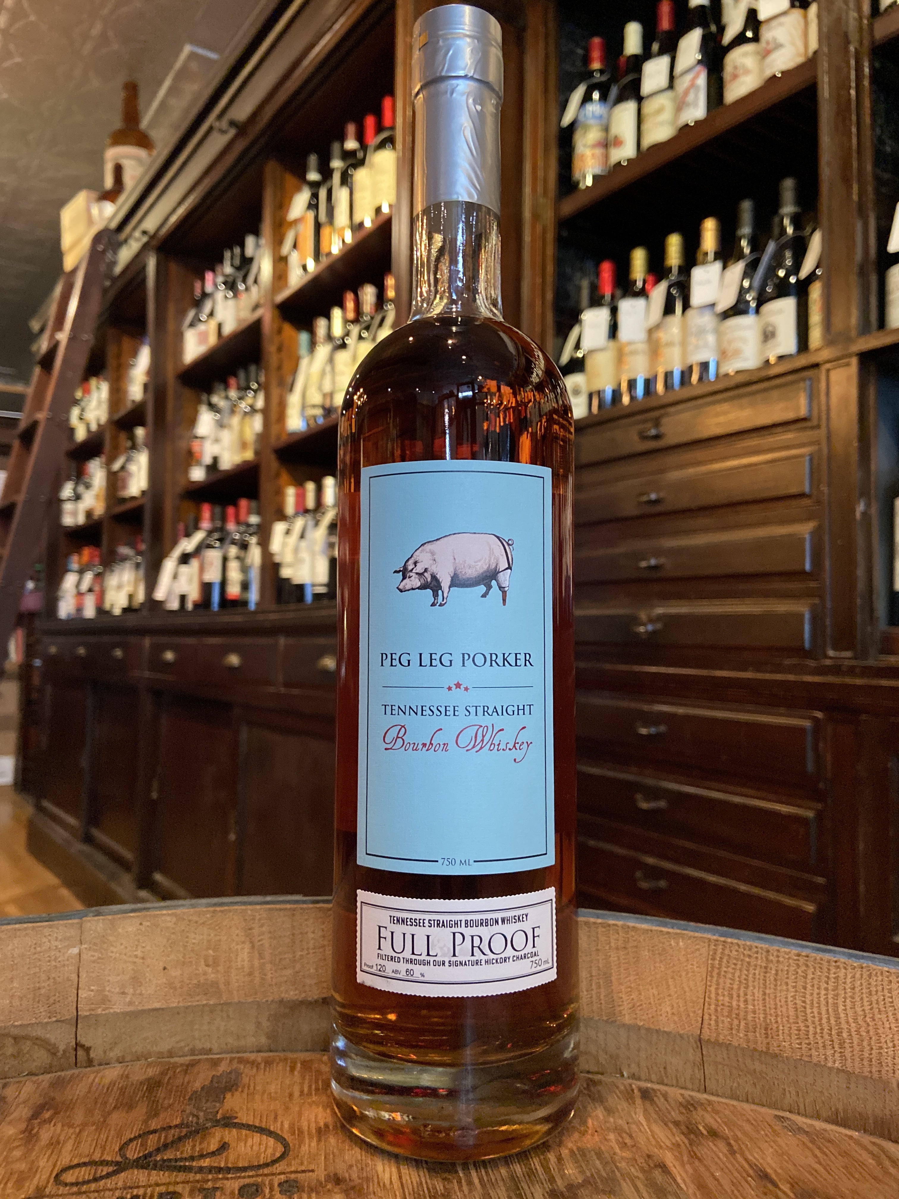Peg Leg Porker Full Proof Tennessee Straight Bourbon Whiskey
