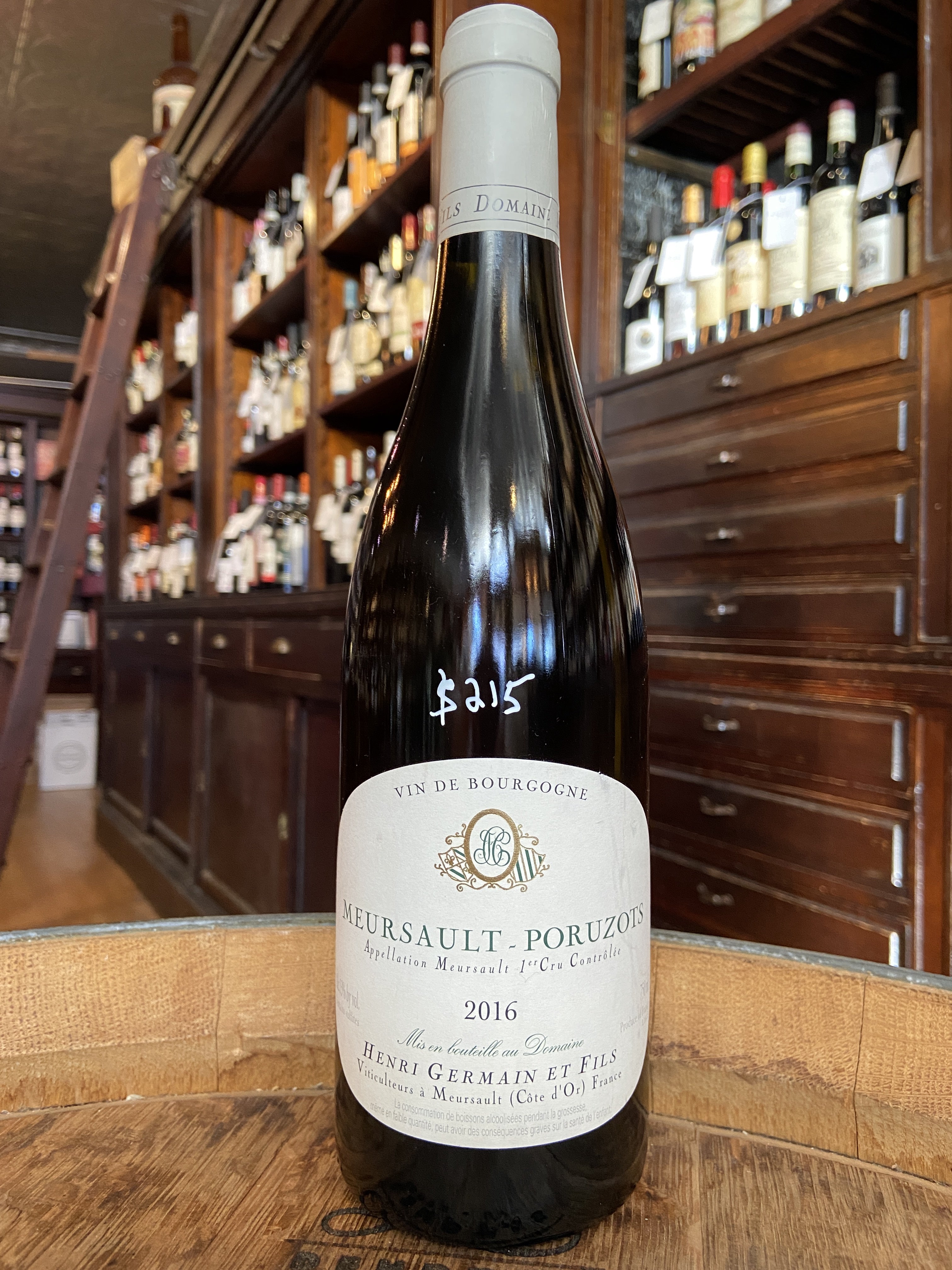 2016 Henri Germain Meursault Poruzot 1er Henri Germain et Fils Poruzots
