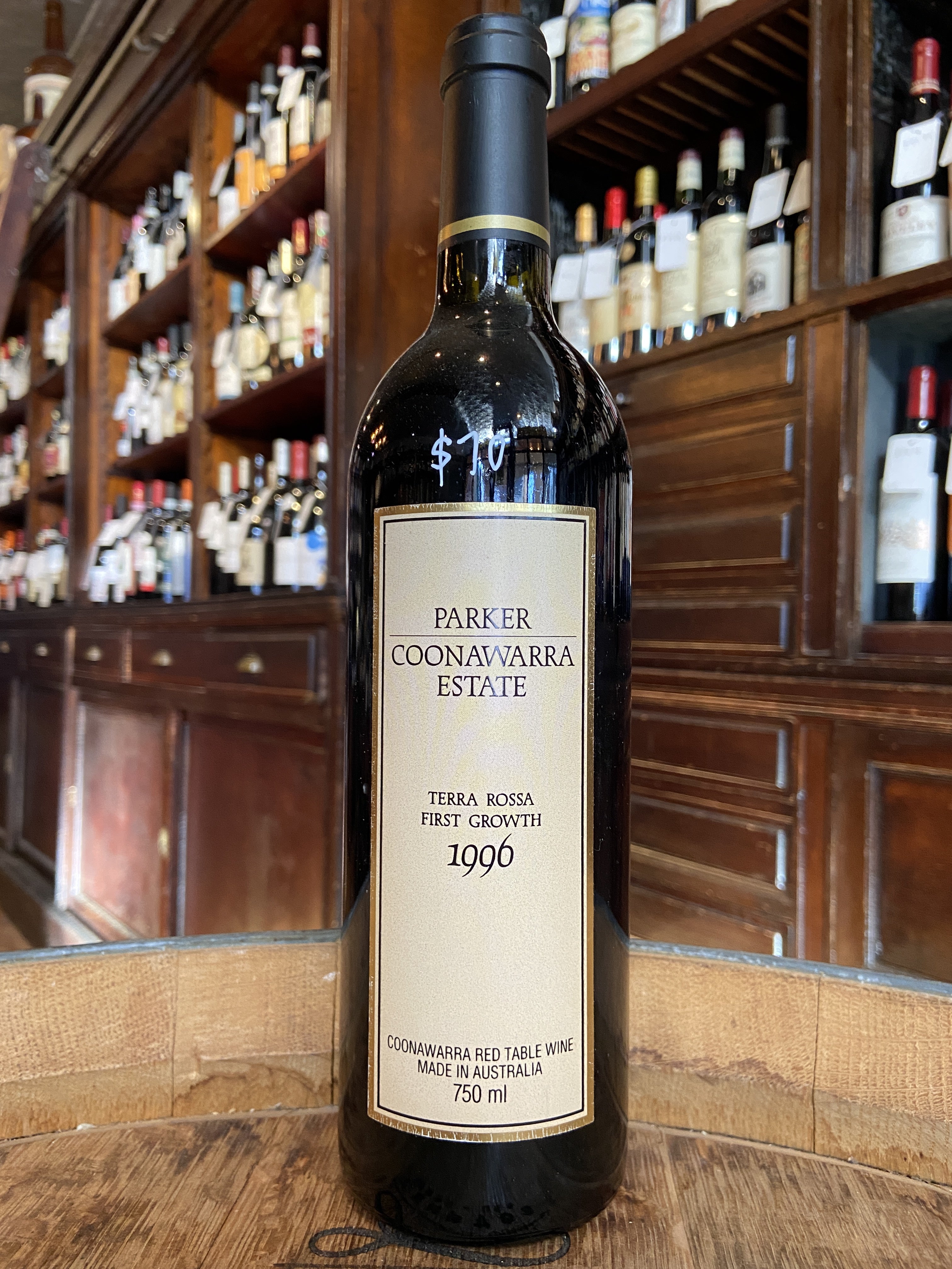 1996 Parker Coonawara Cabernet Sauvignon First Growth