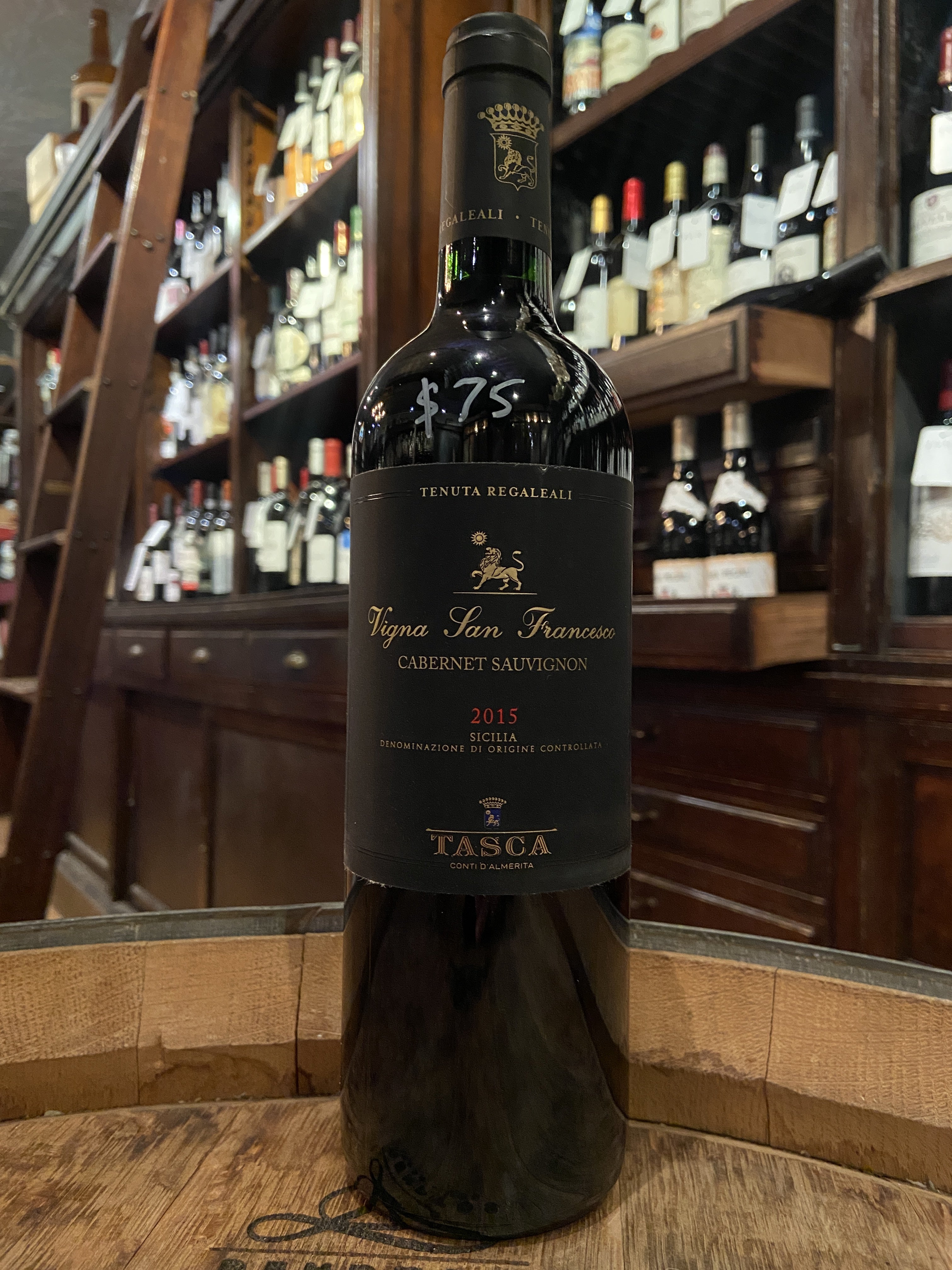 2015 Tasca d'Almerita Tenuta Regaleali 'Vigna San Francesco' Cabernet Sauvignon Sicilia