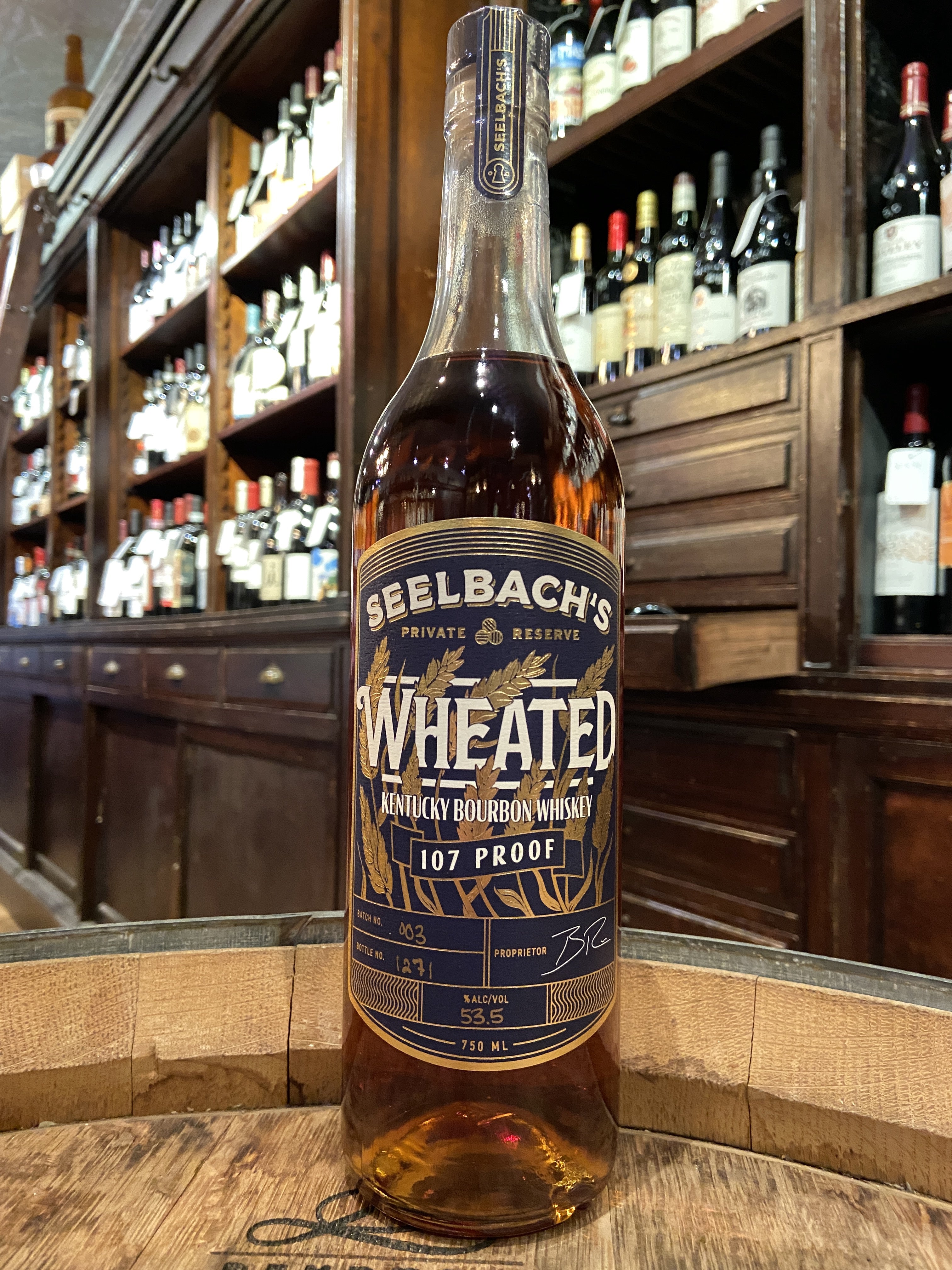 Seelbach's Private Reserve Wheated Straight Kentucky Bourbon Batch