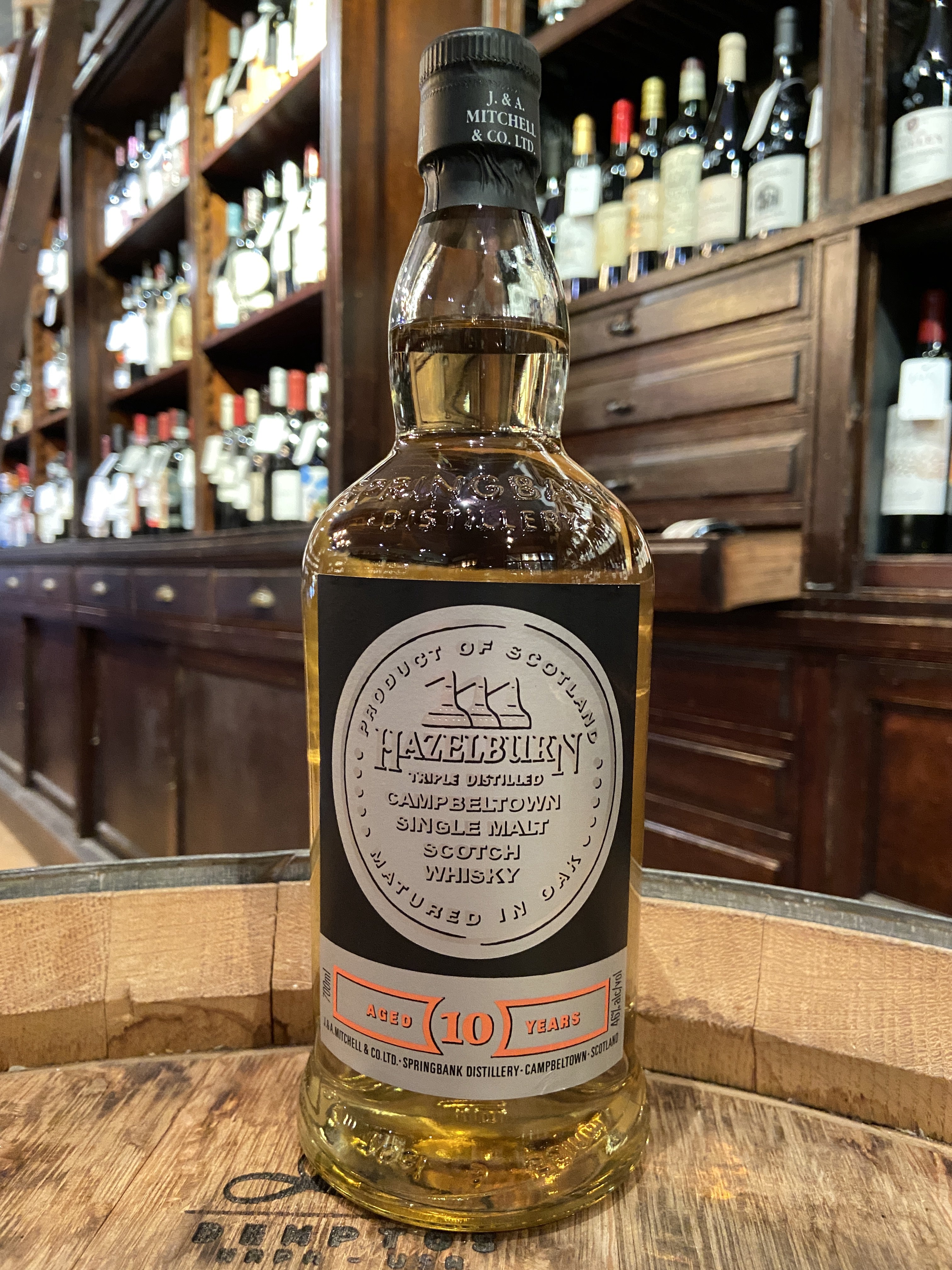 Hazelburn Triple Distilled 10 Year Old Single Malt Scotch Whisky