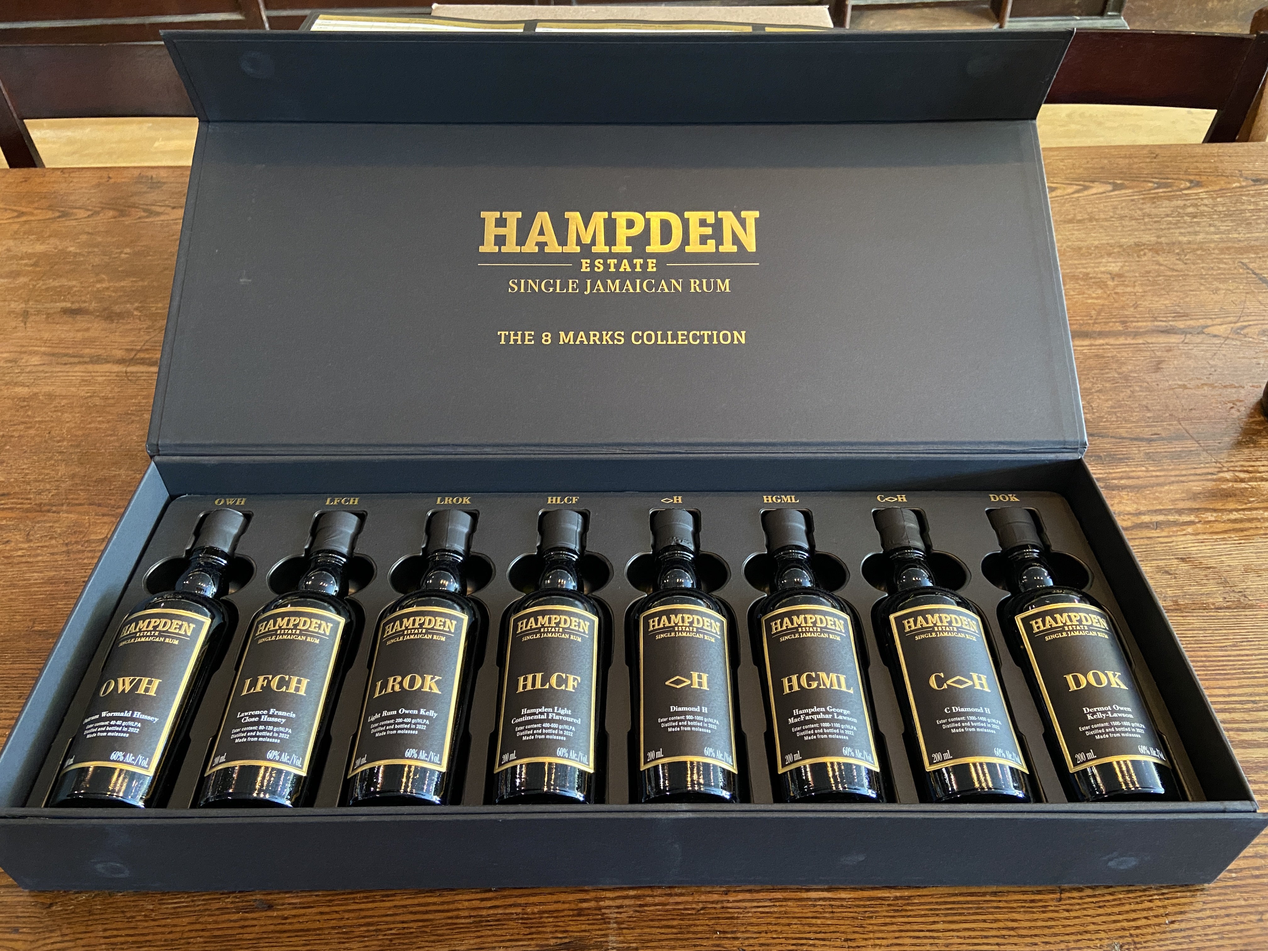 Hampden Estate Jamaican Rum The 8 Marks Collection