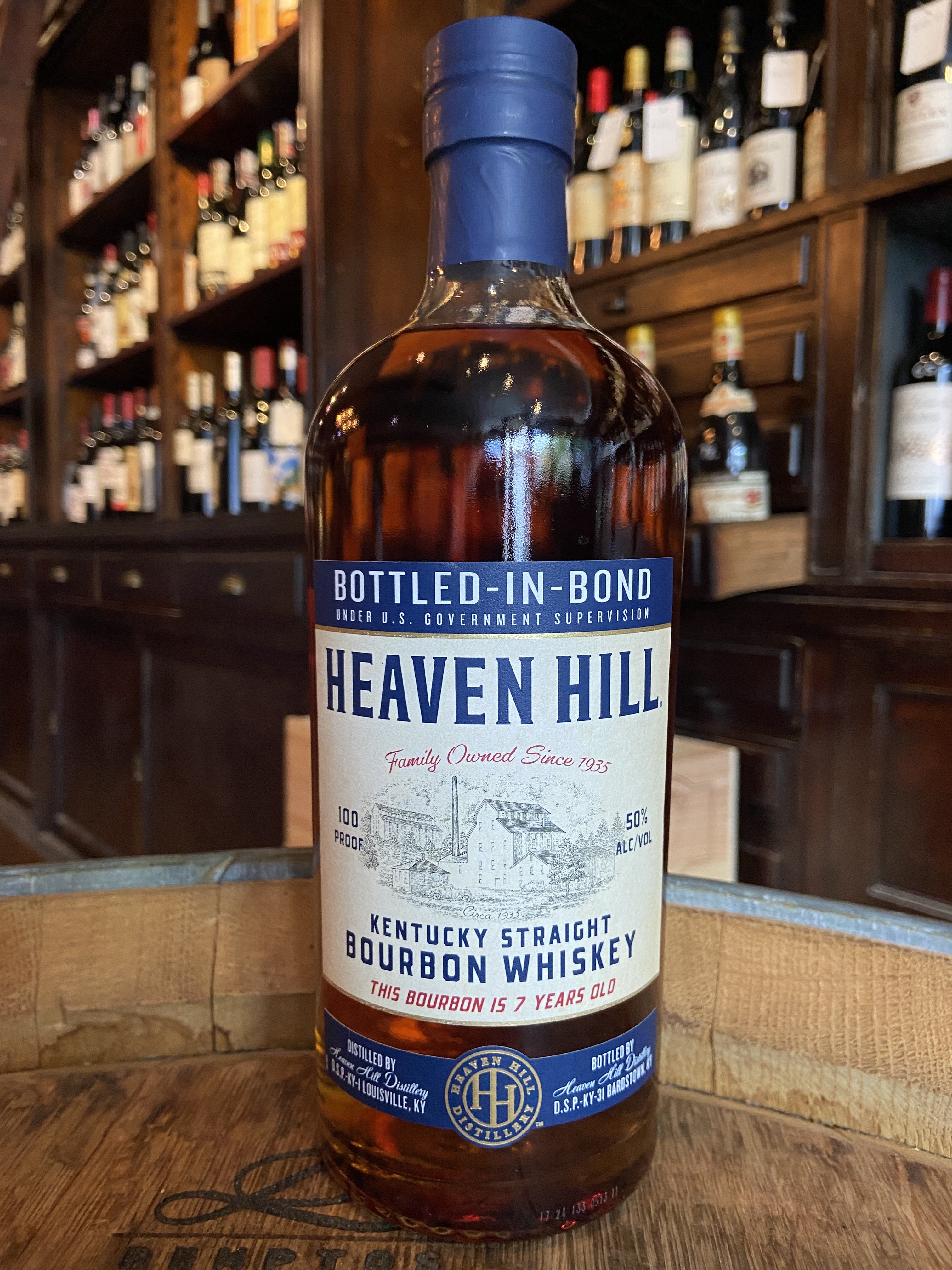 Heaven Hill Distilleries Bottled-in-Bond 7 Year Old Kentucky Straight Bourbon Whiskey