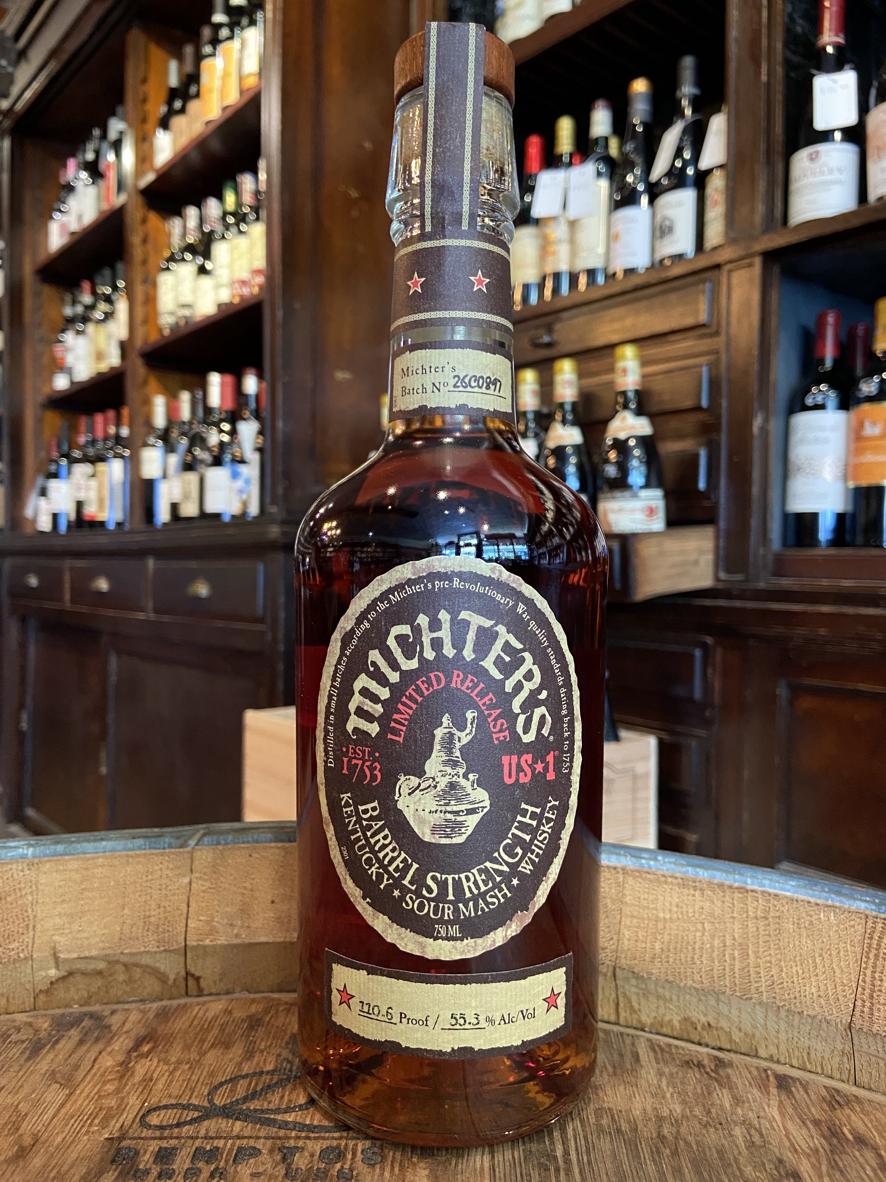 Michter's US-1 Barrel Strength Sour Mash Whiskey