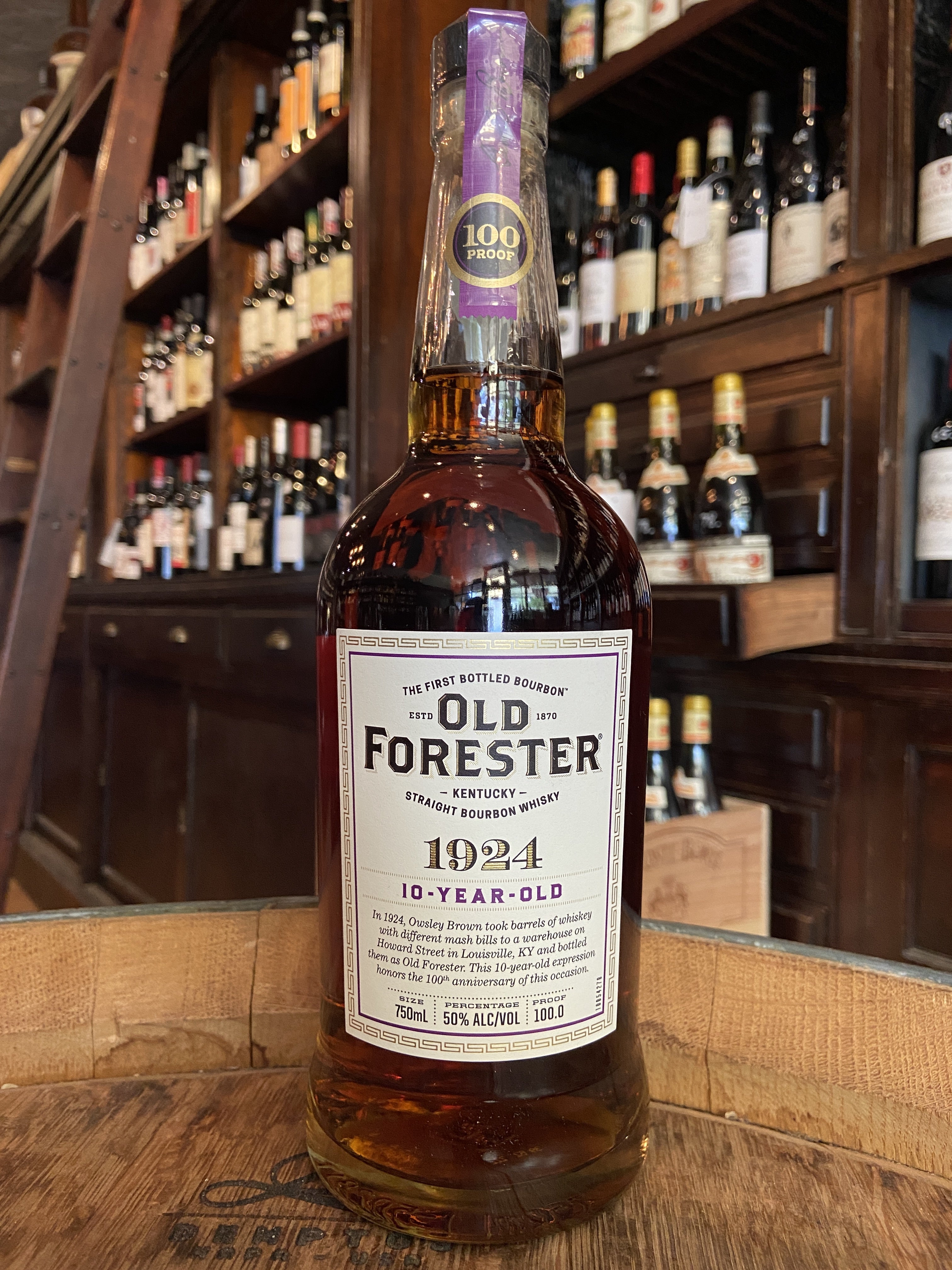 Old Forester 1924 10 Year Old Kentucky Straight Bourbon Whiskey