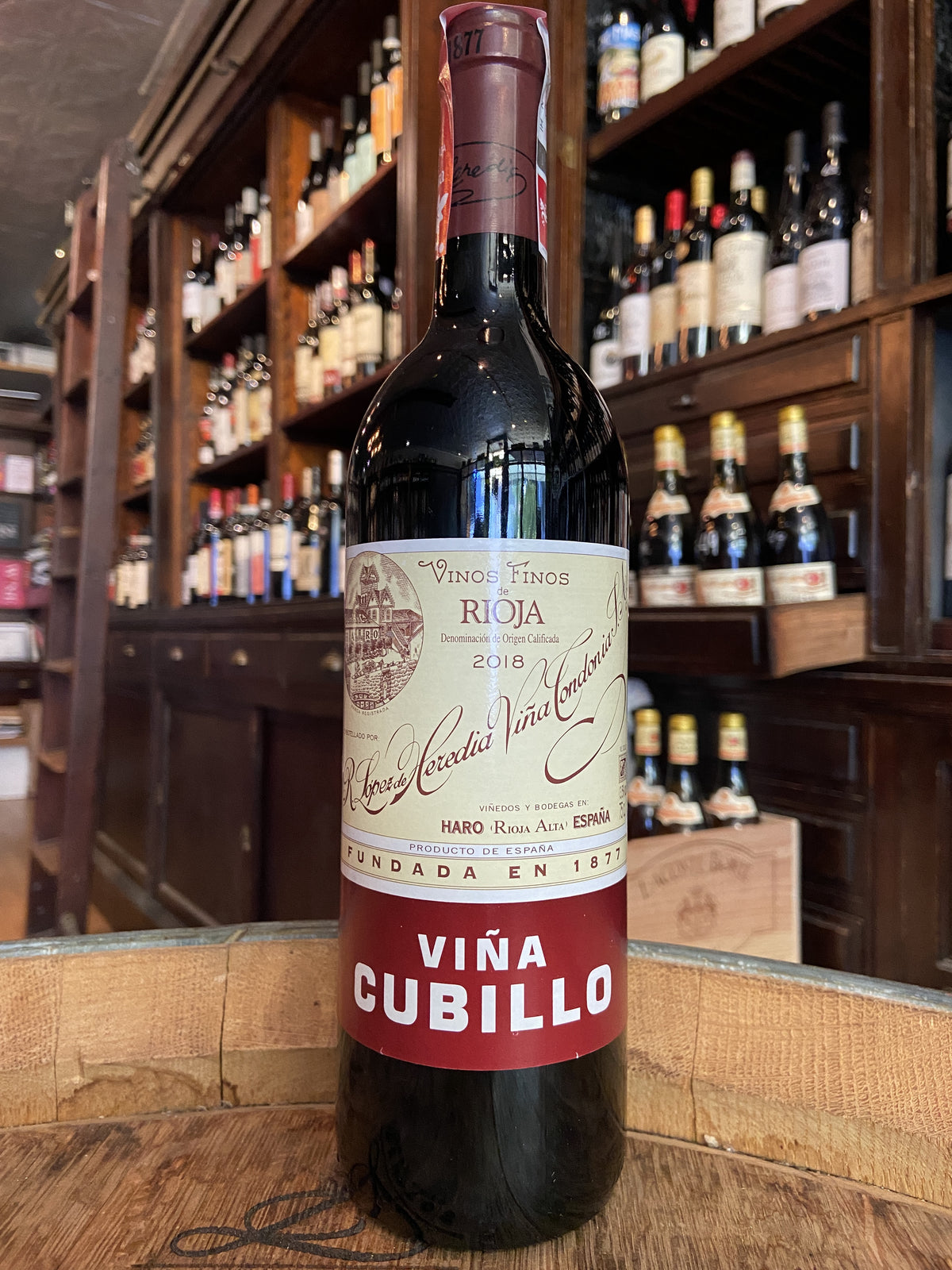2018 Lopez de Heredia Rioja Vina Cubillo Crianza