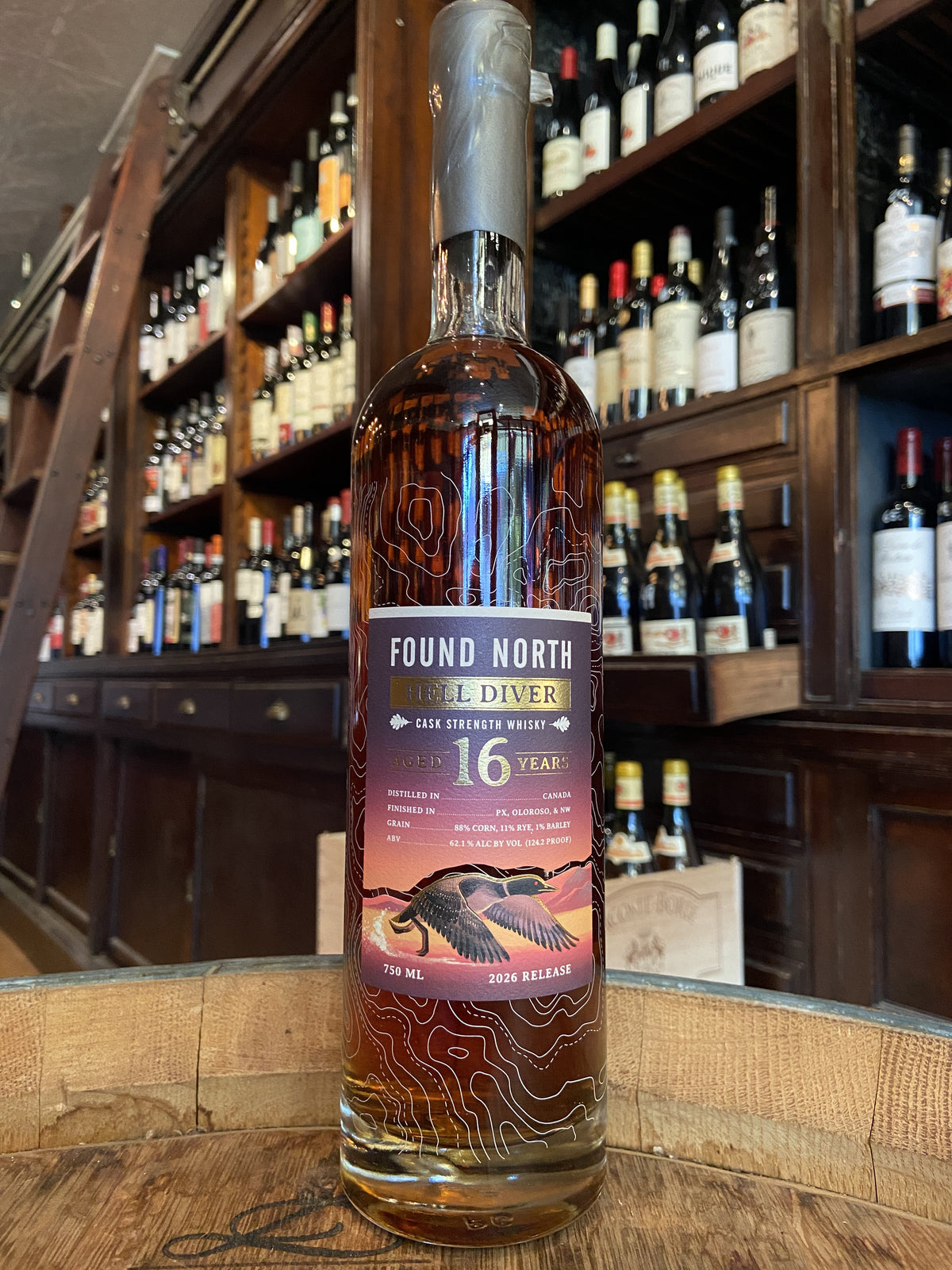 Found North Hell Diver 2026 16 Year Old Cask Strength Whiskey (1 per customer)