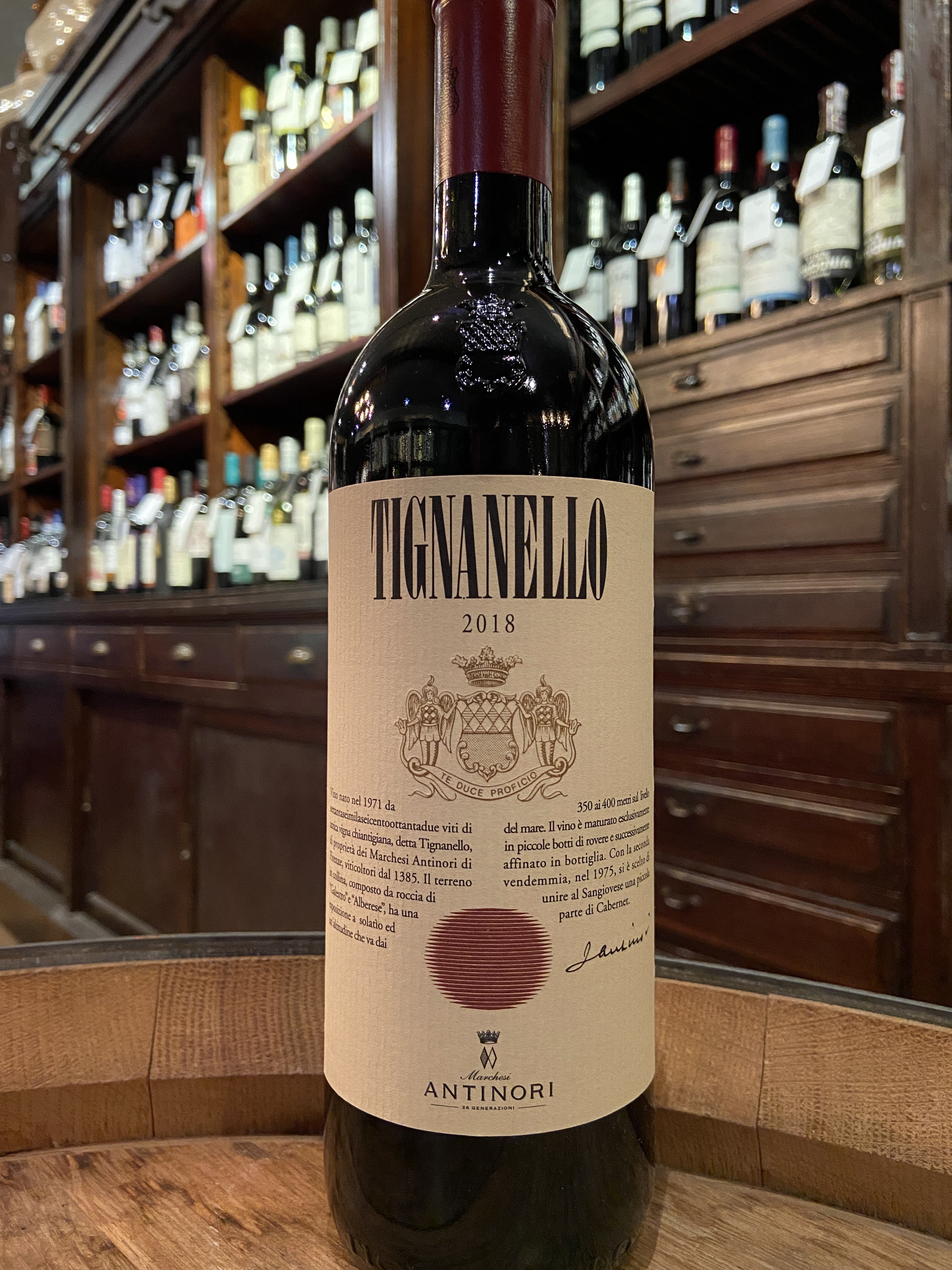 2018 Marchesi Antinori Tignanello