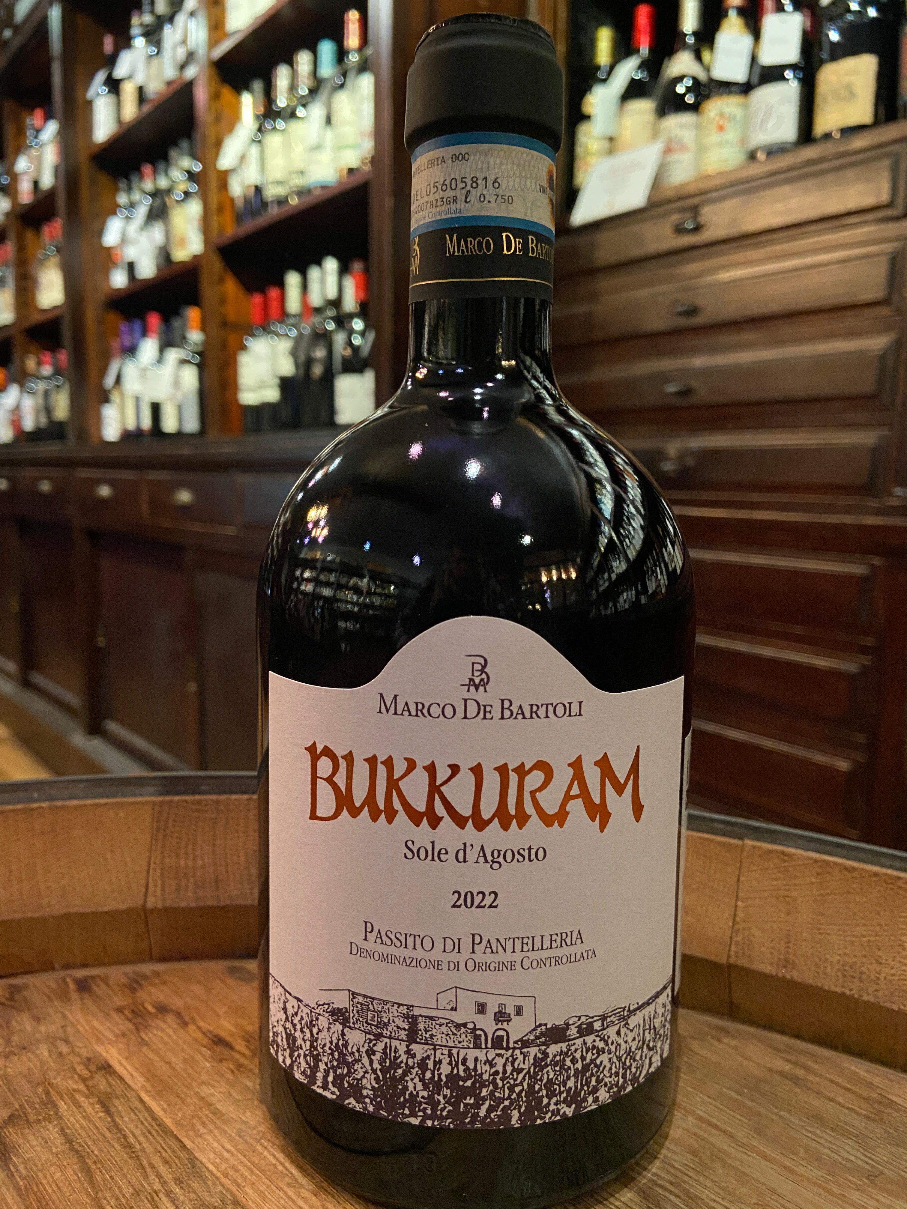 2022 Marco De Bartoli Bukkuram Sole d'Agosto Passito di Pantelleria