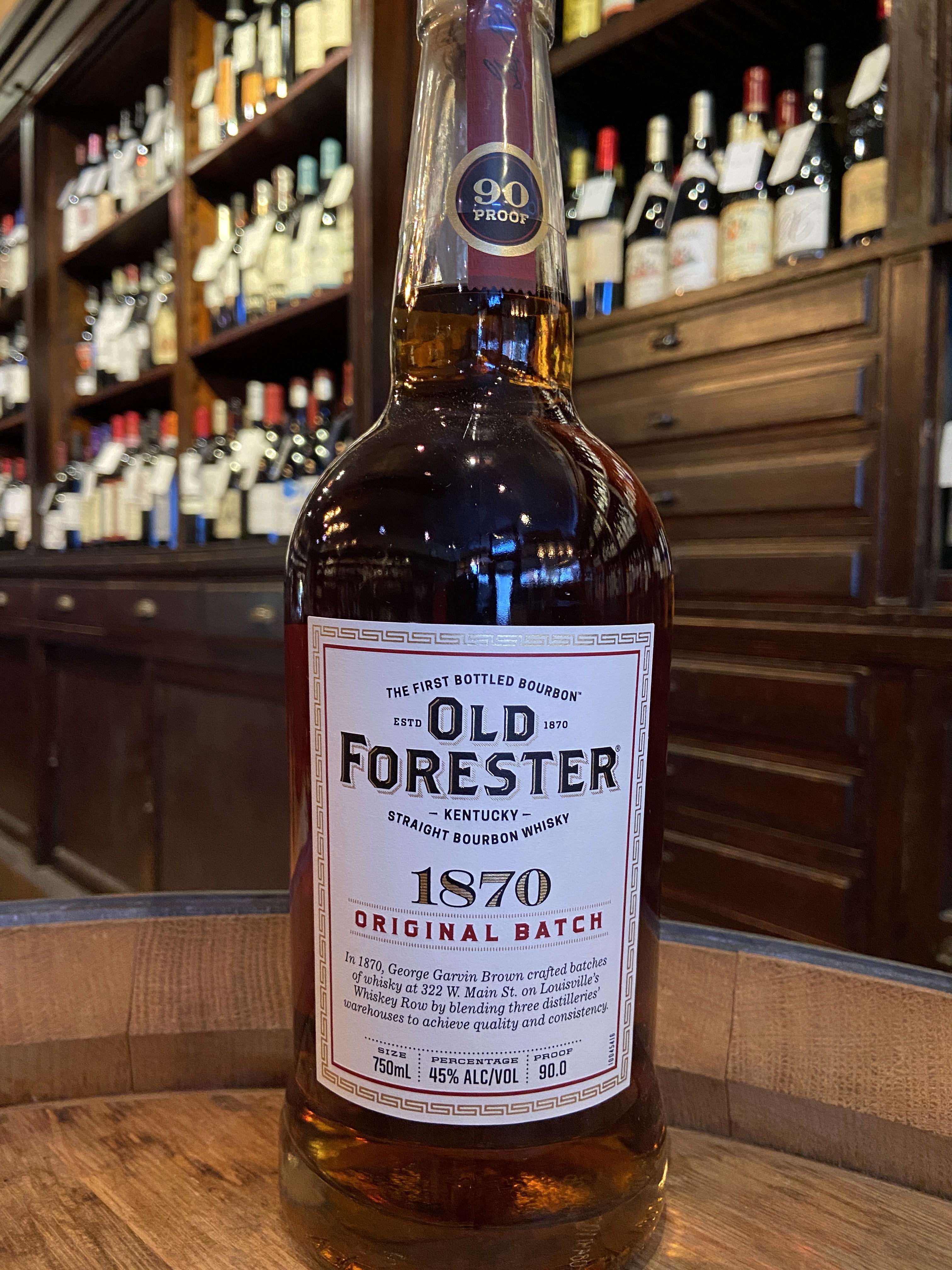 Old Forester 1870 Original Batch Kentucky Straight Bourbon Whisky
