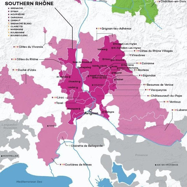 Educational Tasting: Southern Rhone (7PM, Wednesday, Feb 19th, 2025)