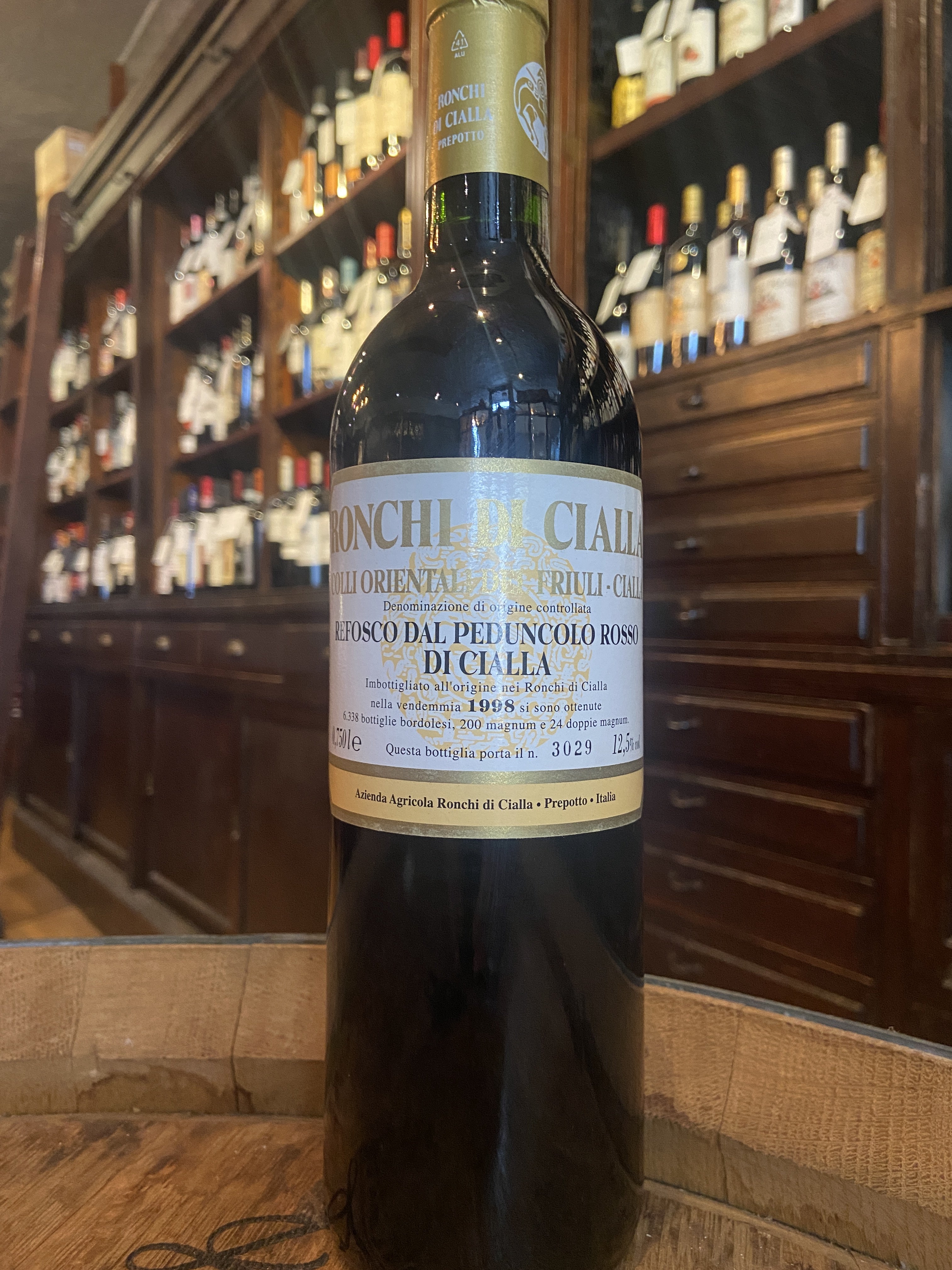1998 Ronchi di Cialla Refosco dal Peduncolo Rosso