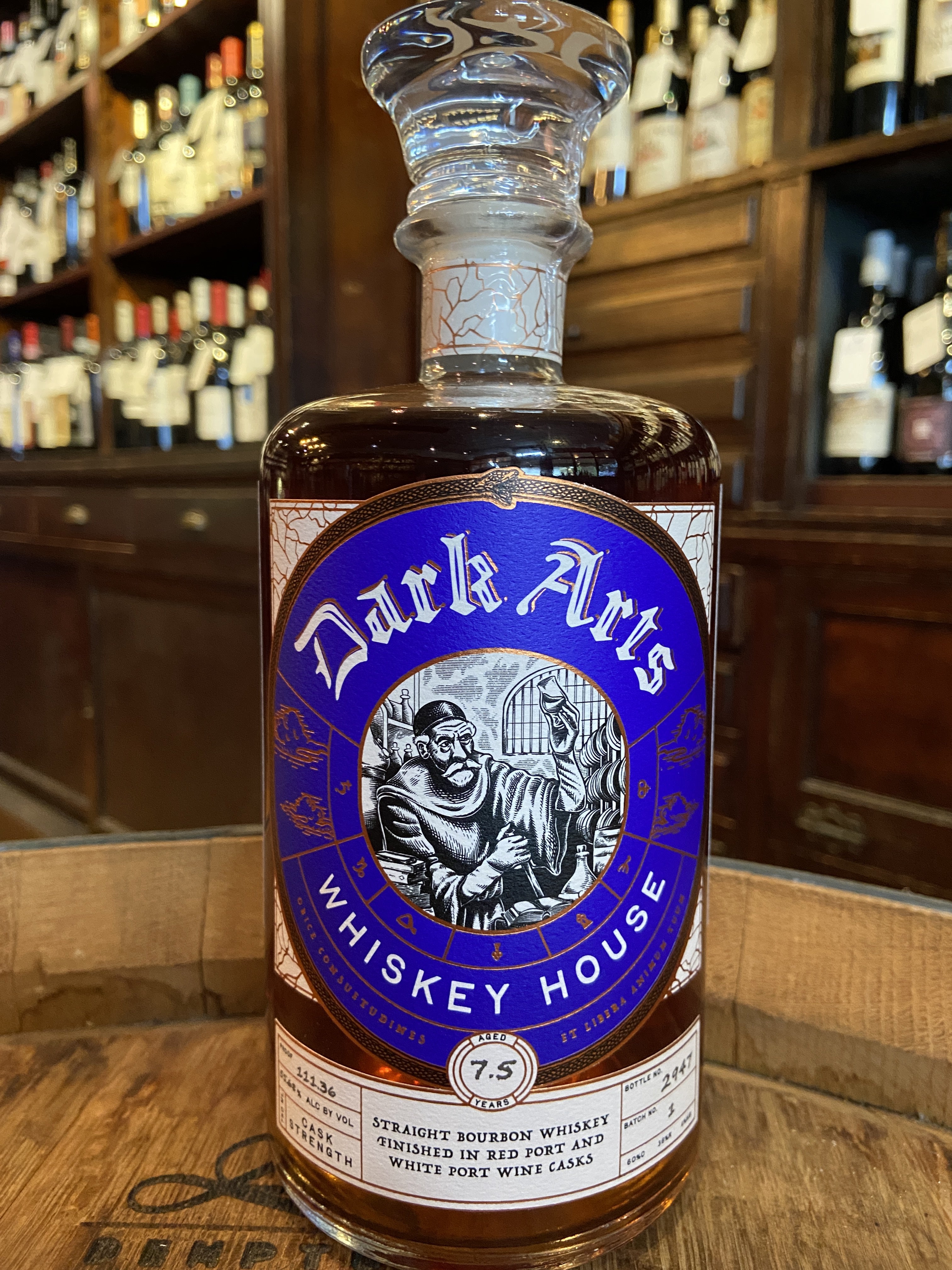 Dark Arts Whiskey House The Empyrean #1 Straight Bourbon Whiskey Finished in Red & White Port