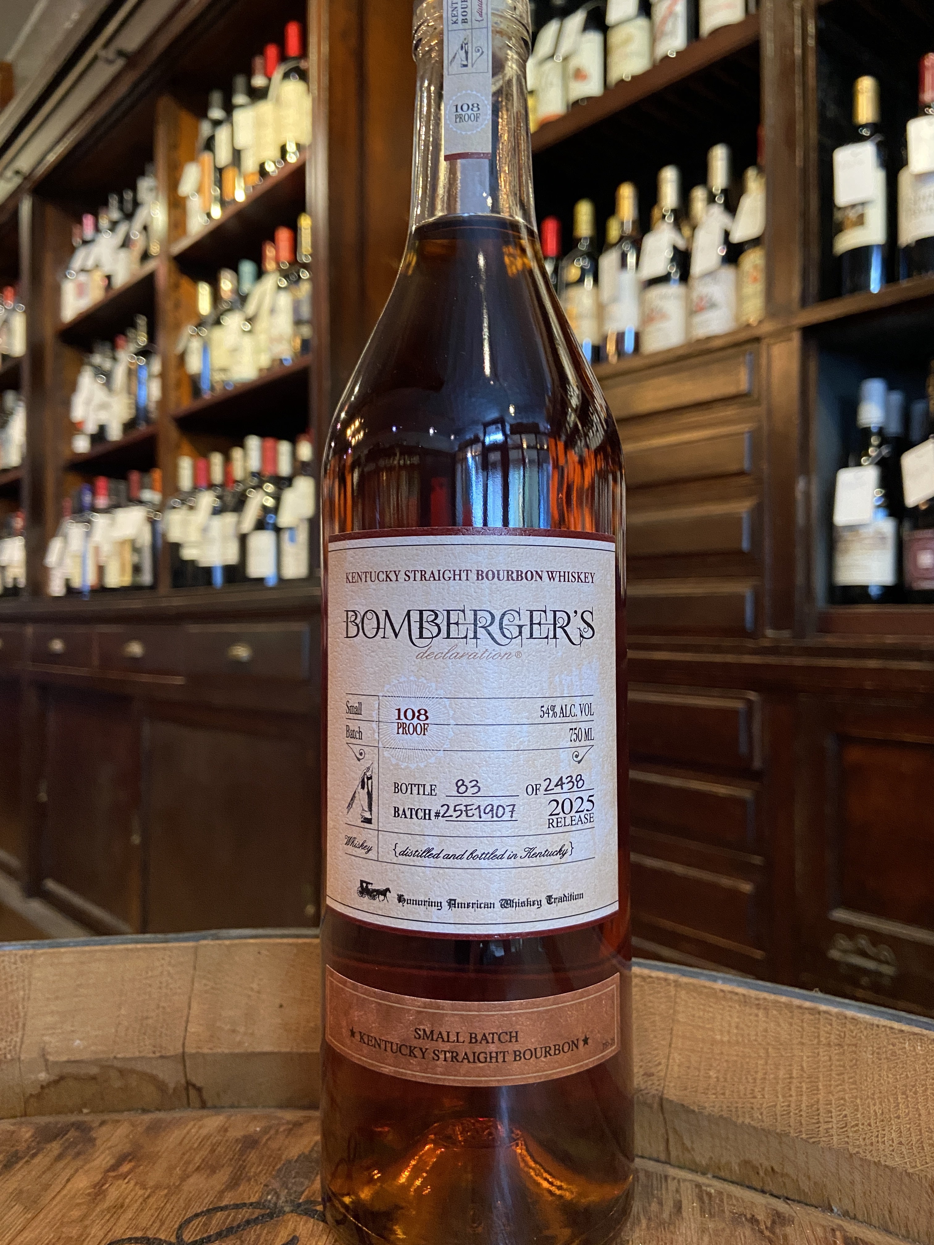 Bomberger's Declaration Kentucky Straight Bourbon