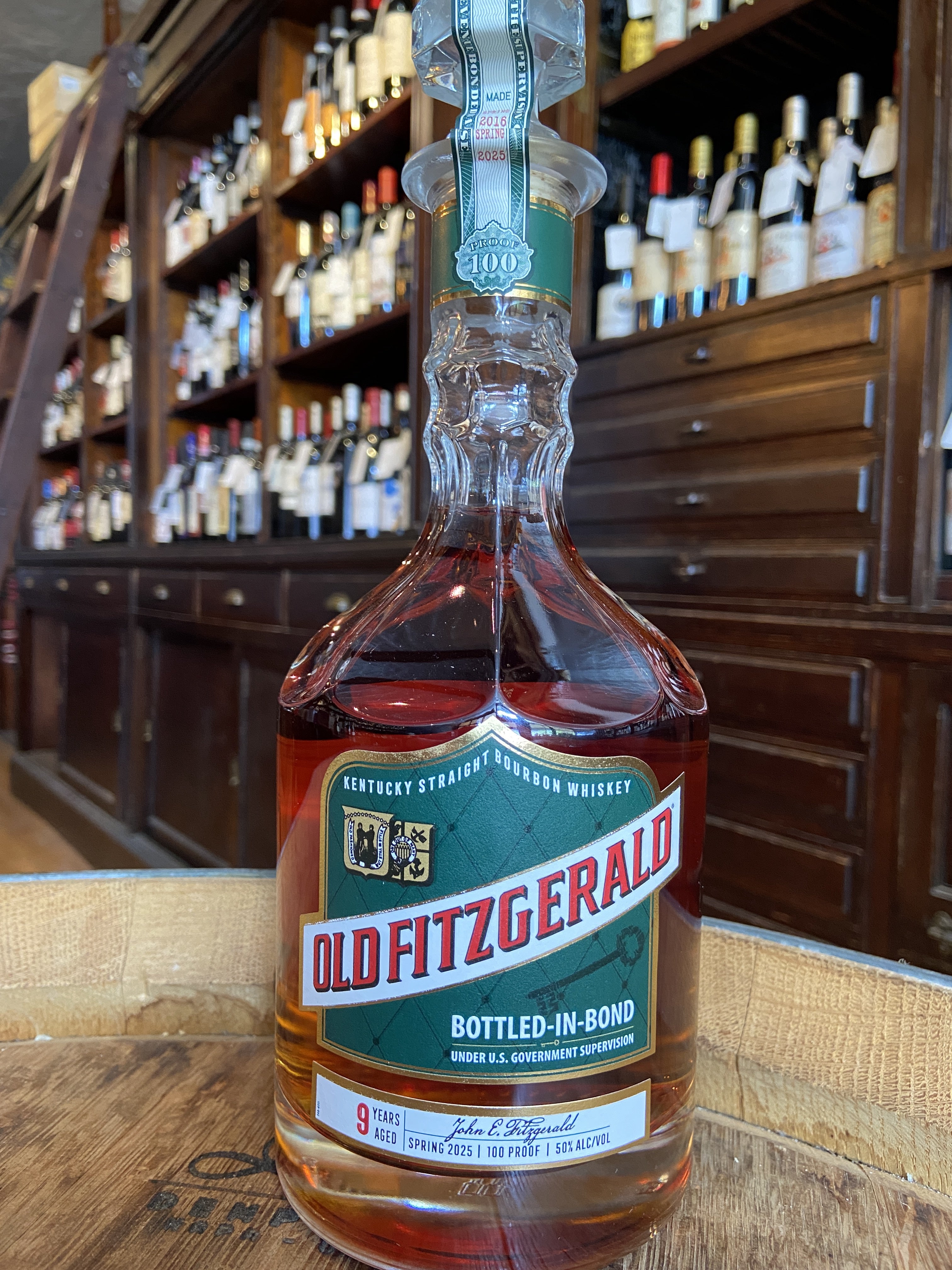 Old Fitzgerald Bottled in Bond 9 Year Old Kentucky Straight Bourbon Whiskey
