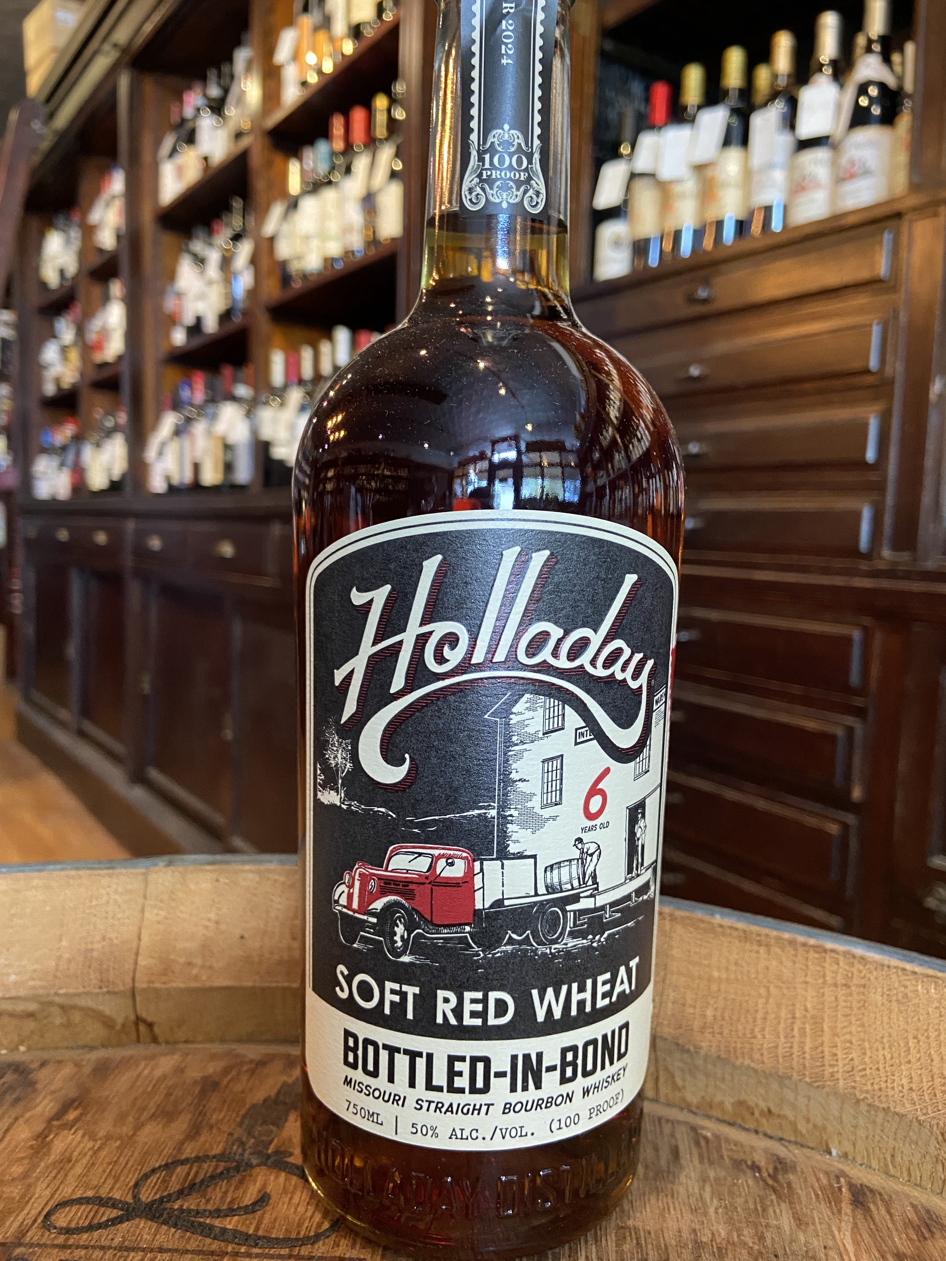 Ben Holladay 'Soft Red Wheat' Bottled in Bond Straight Bourbon Whiskey