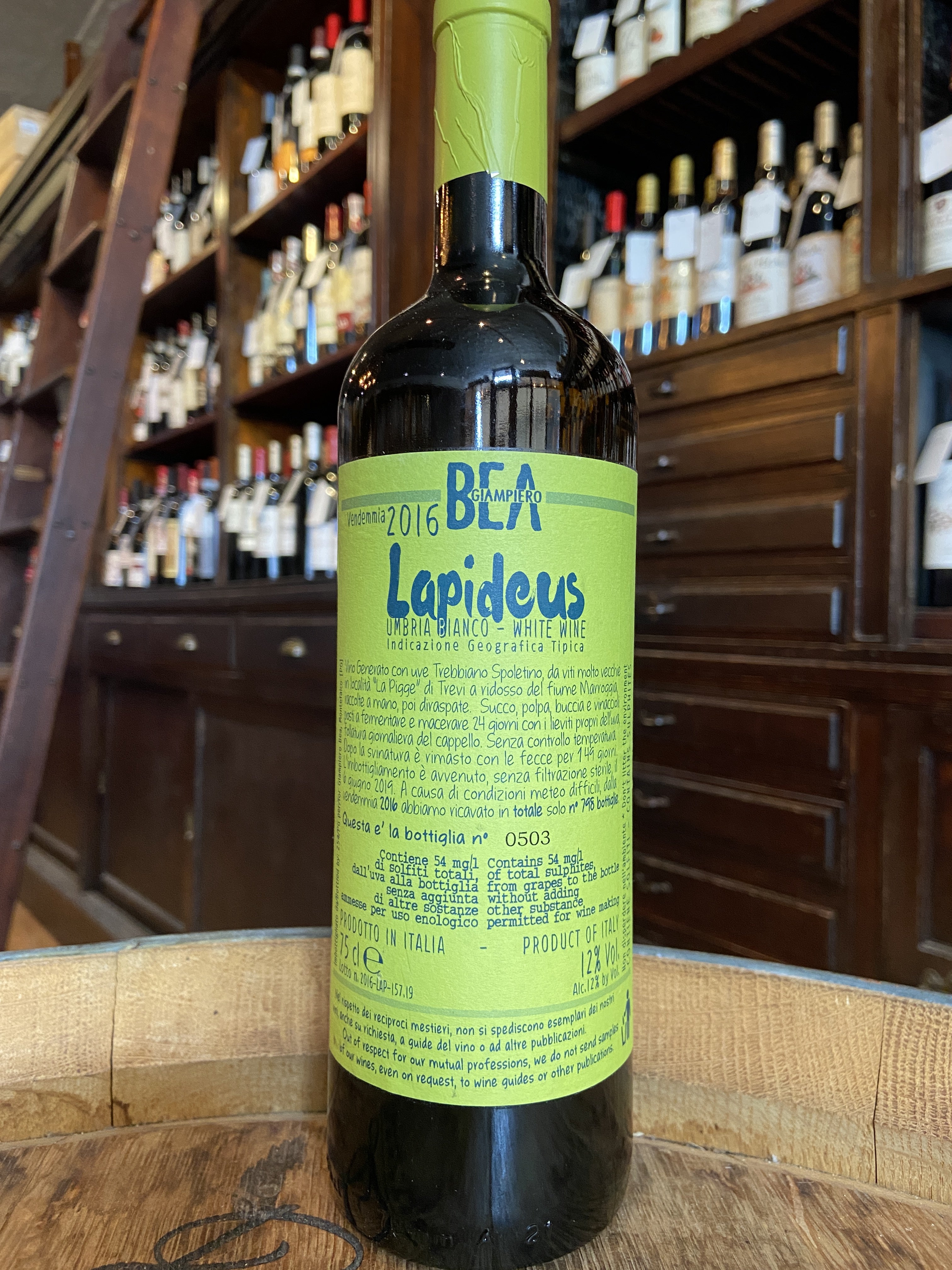 2016 Paolo Bea 'Lapideus' Bianco Umbria IGT