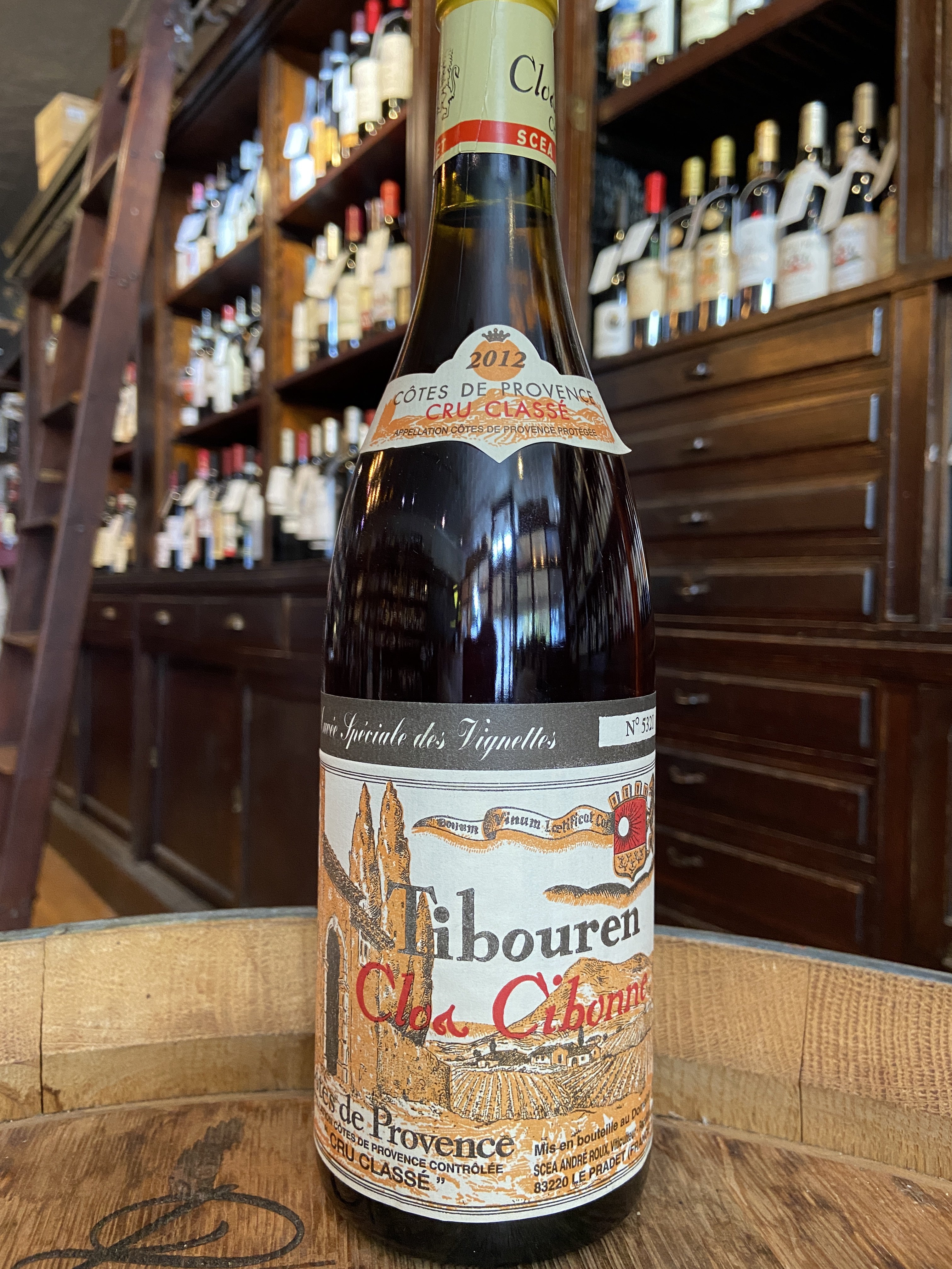 2012 Clos Cibonne Cotes de Provence Cuvee Speciale Tibouren Speciale des Vignettes Rose