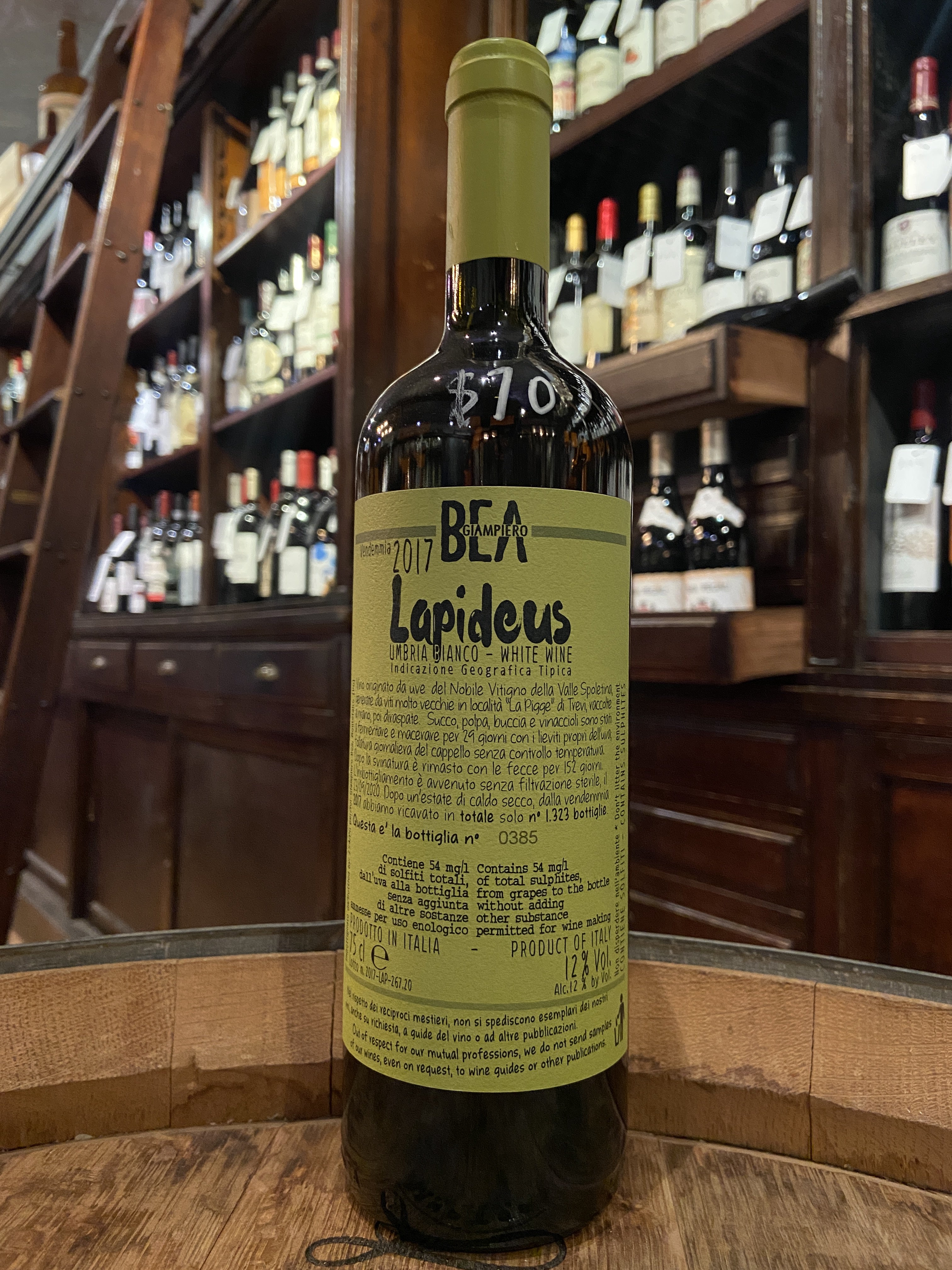 2017 Paolo Bea 'Lapideus' Bianco Umbria IGT