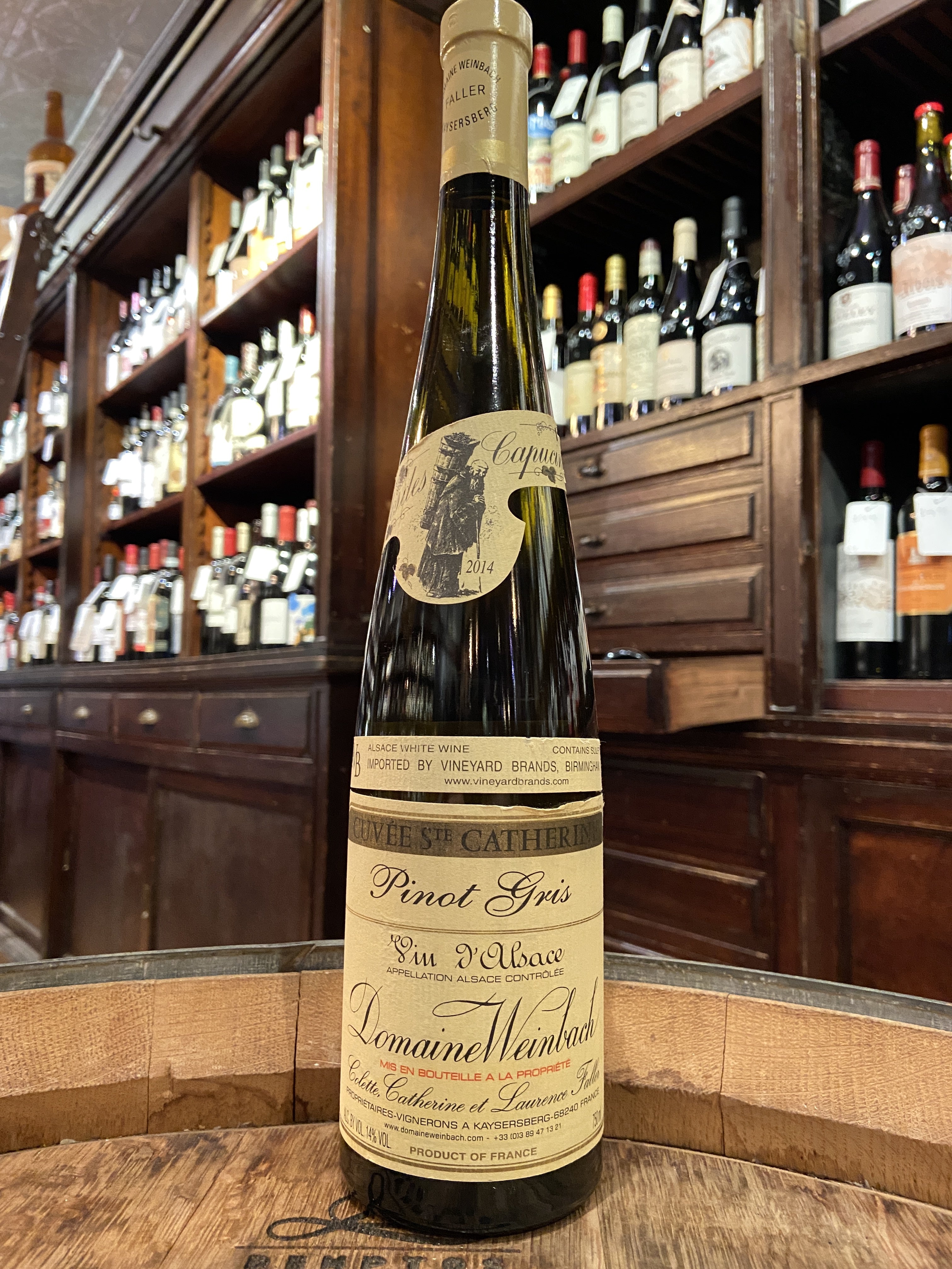 2014 Domaine Weinbach Pinot Gris Clos des Capucins Cuvee Sainte Catherine