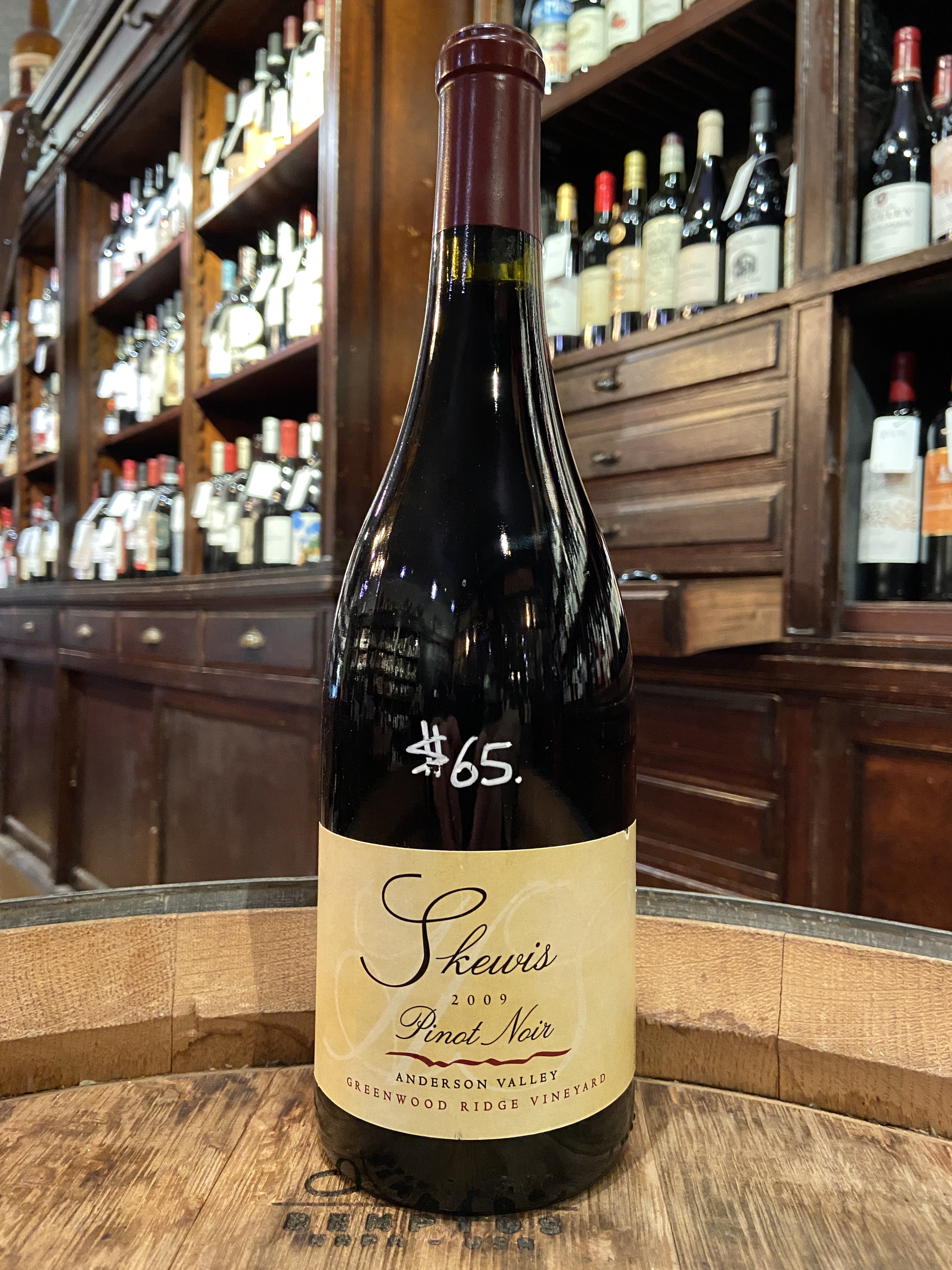 2009 Skewis Greenwood Ridge Vineyard Pinot Noir