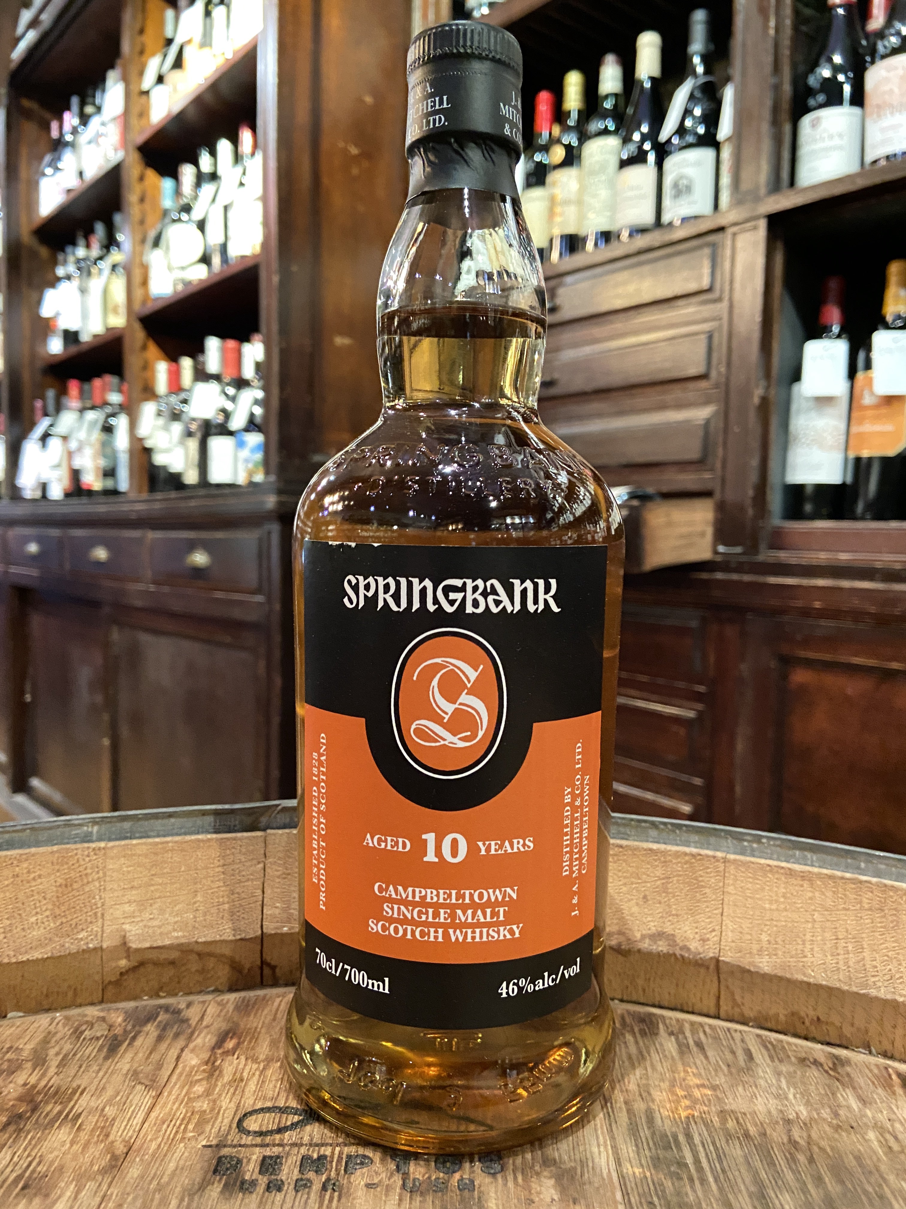 Springbank 10 Year Old Single Malt Scotch Whisky
