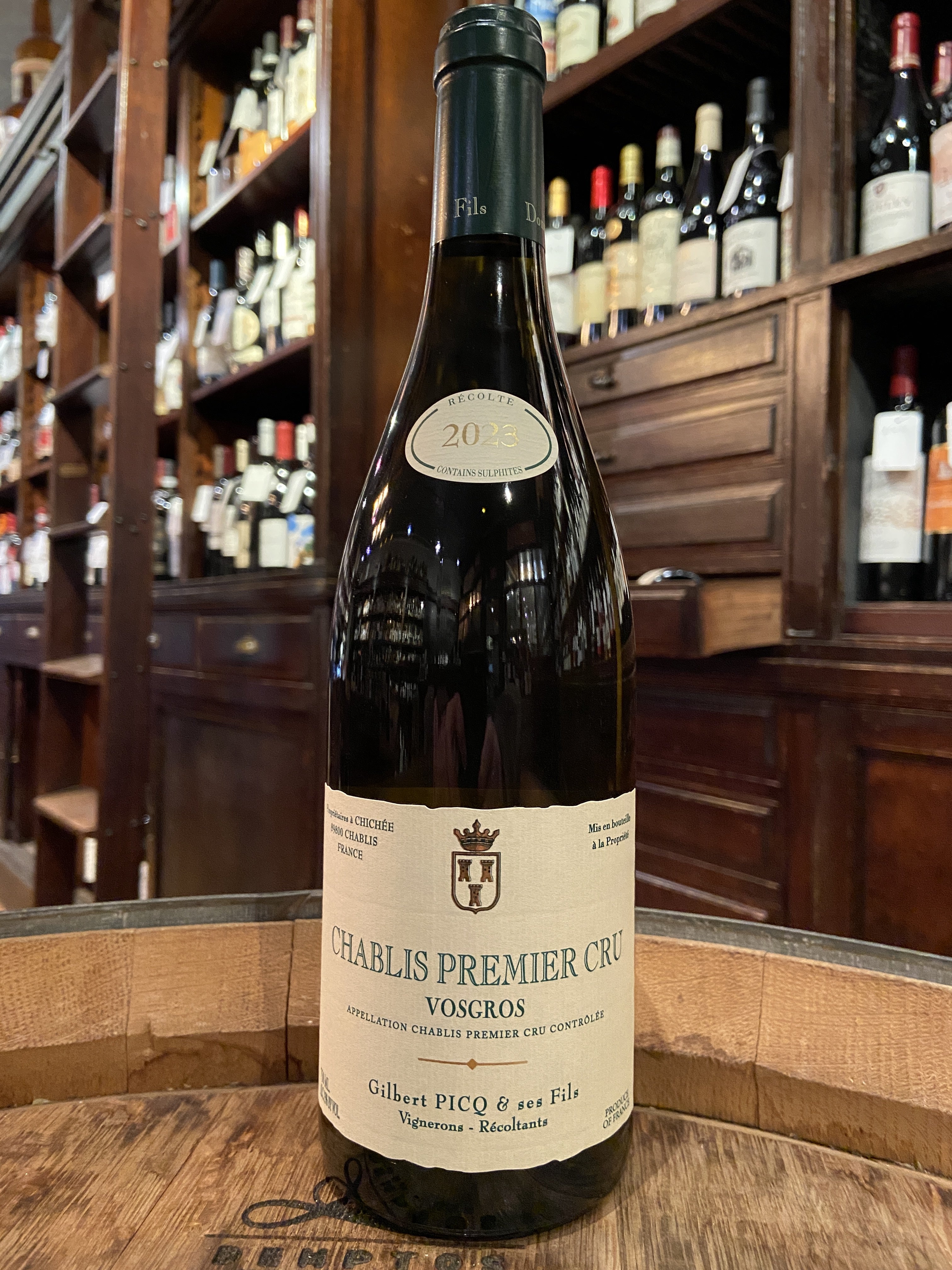 2023 Gilbert Picq & ses Fils Picq Chablis Vosgros 1er Cru