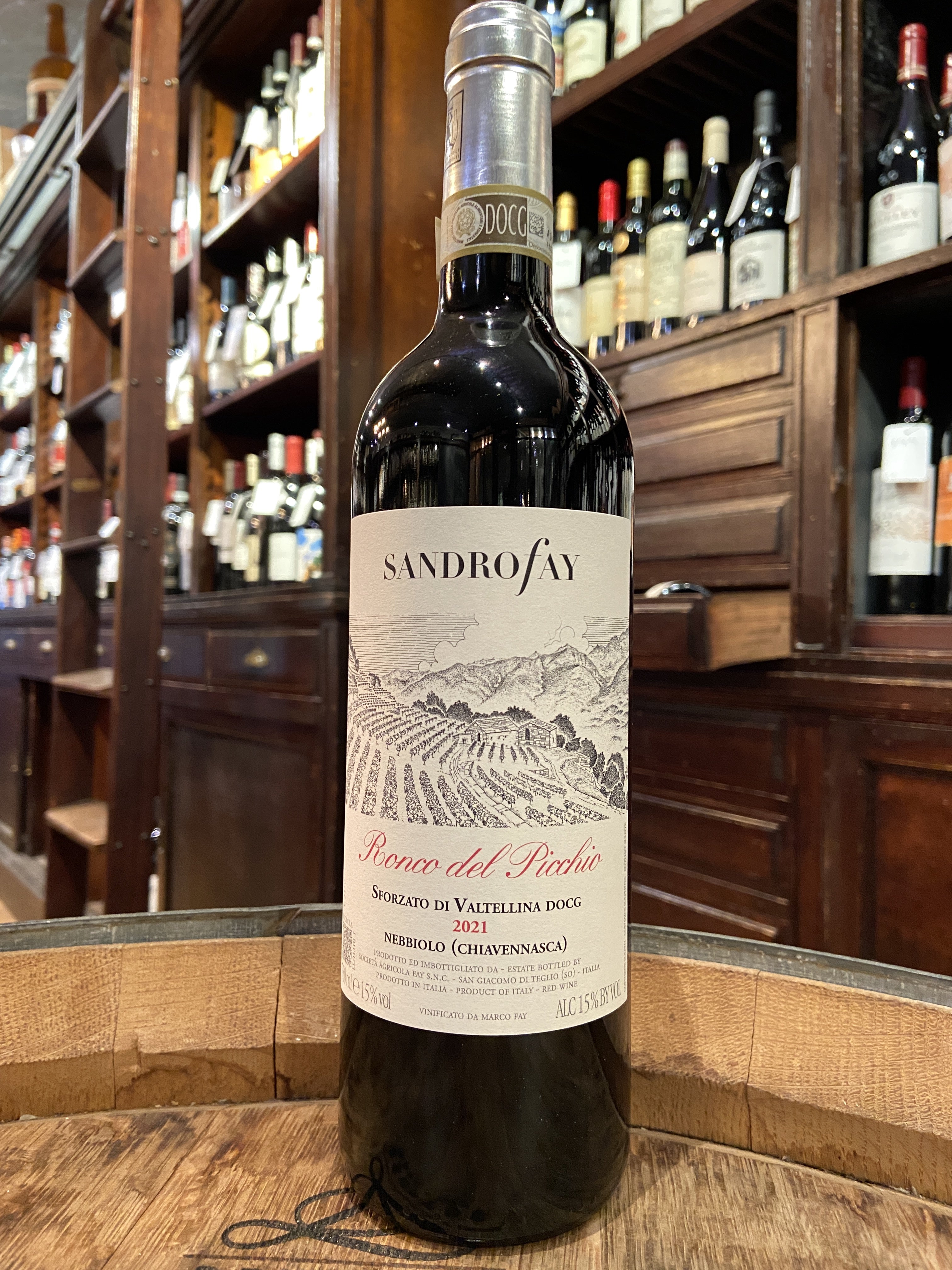 2021 Sandro Fay Sforzato Ronco del Picchio