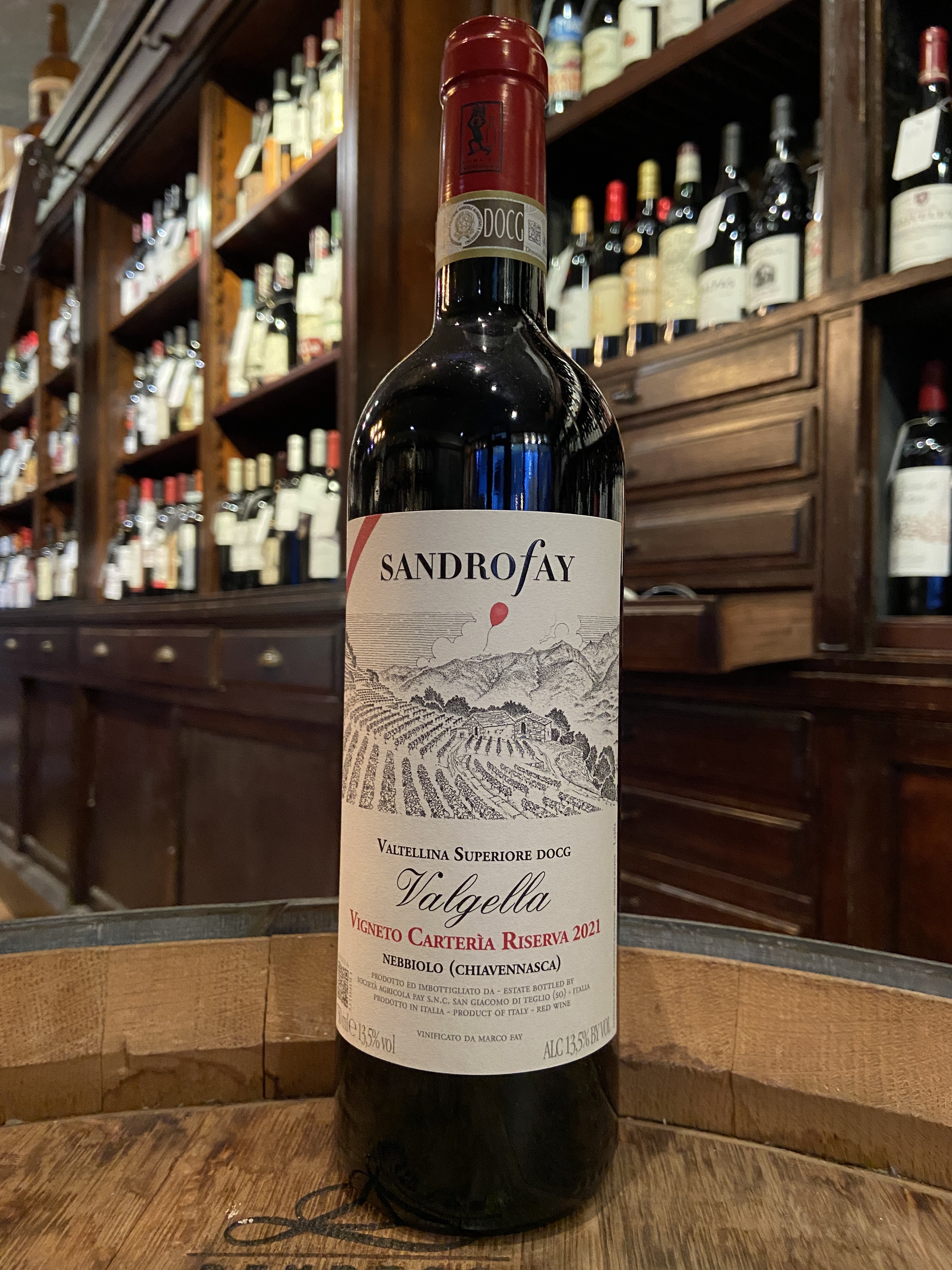 2021 Sandro Fay Carteria Valtellina Superiore Valgella Riserva