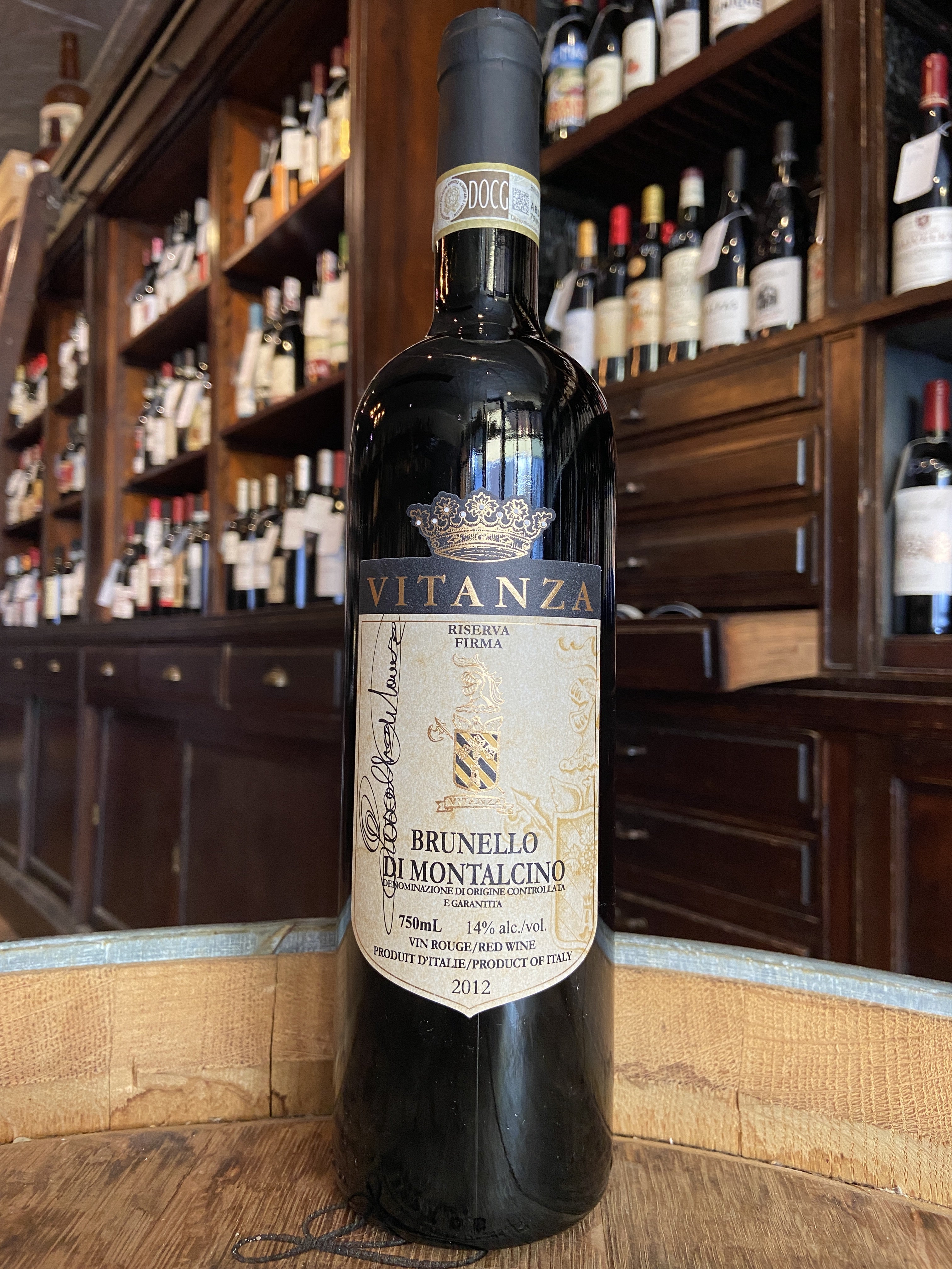 2012 Tenuta Vitanza Brunello di Montalcino Riserva Firma