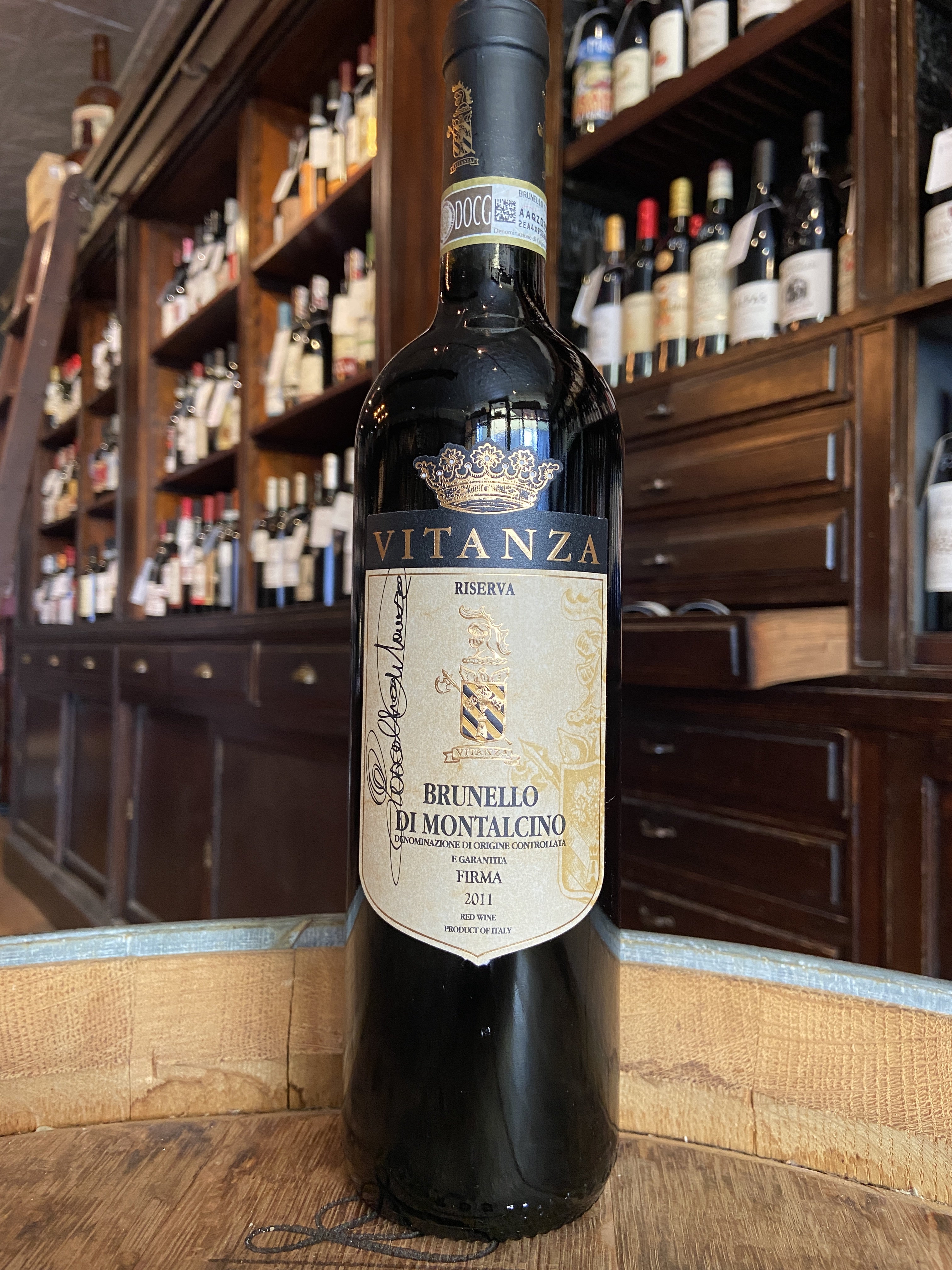 2011 Tenuta Vitanza Brunello di Montalcino Riserva Firma