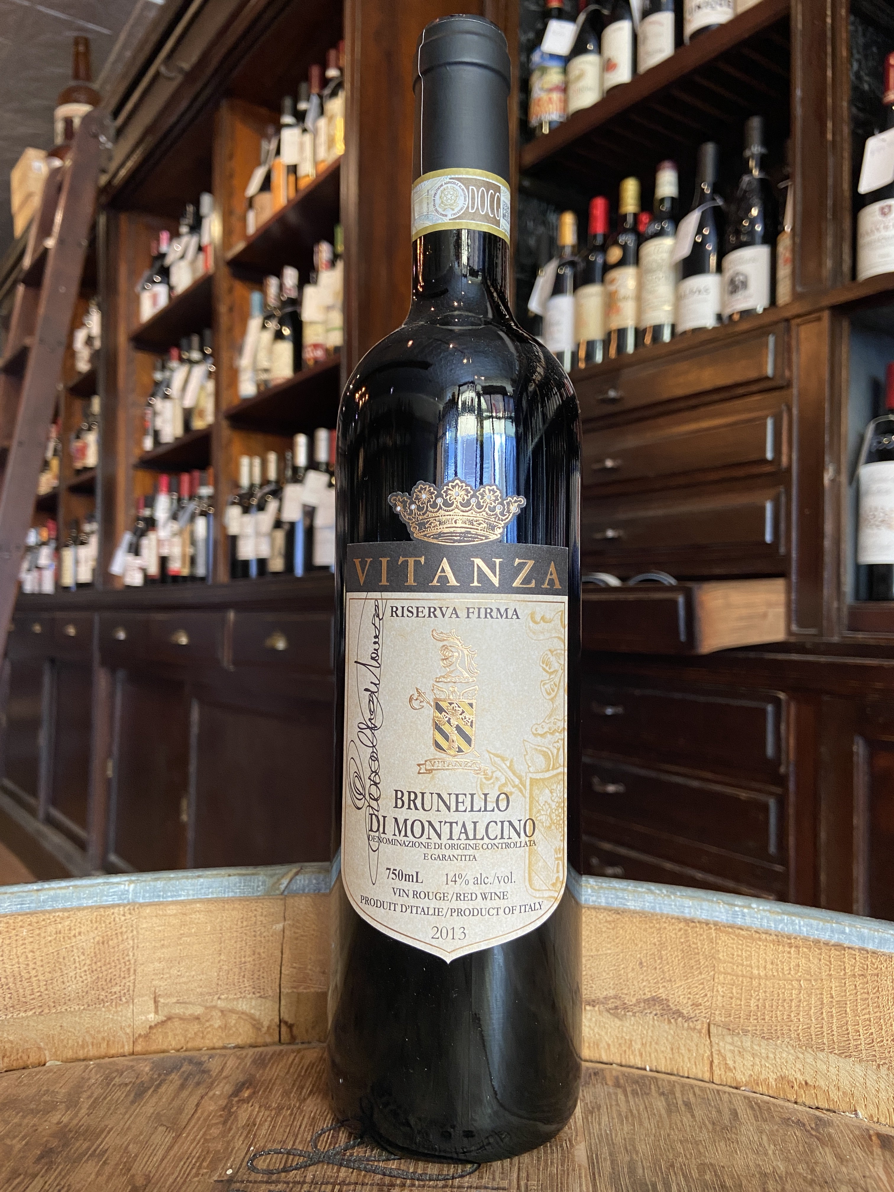 2013 Tenuta Vitanza Brunello di Montalcino Riserva Firma