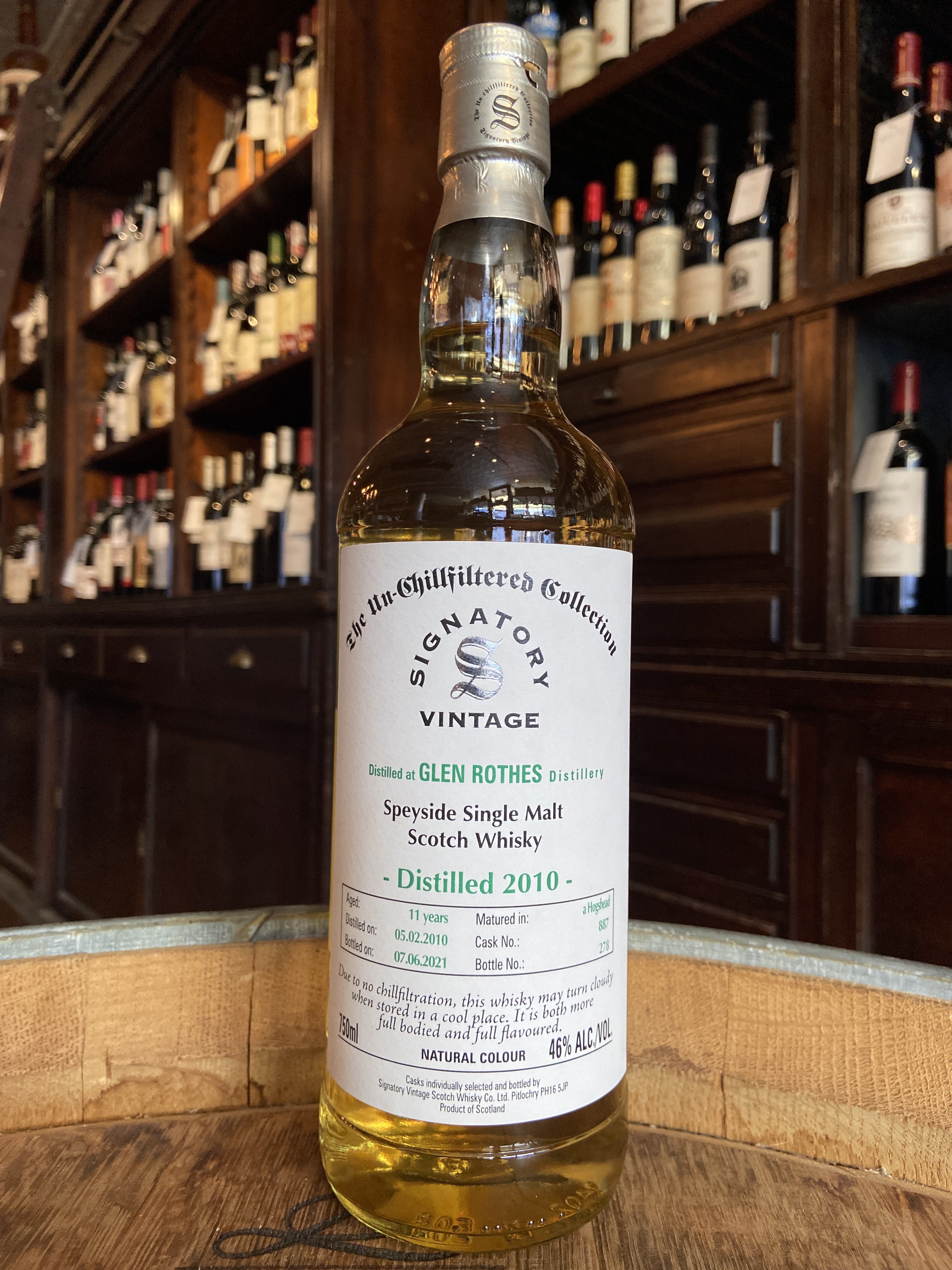 Signatory Glen Rothes 11 Year (2010) Speyside Single Malt