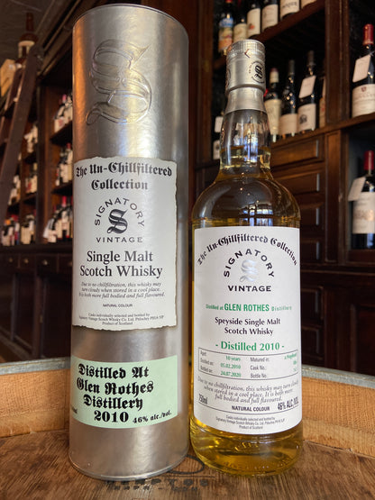 Signatory Glen Rothes 10 Year (2010) Speyside Single Malt
