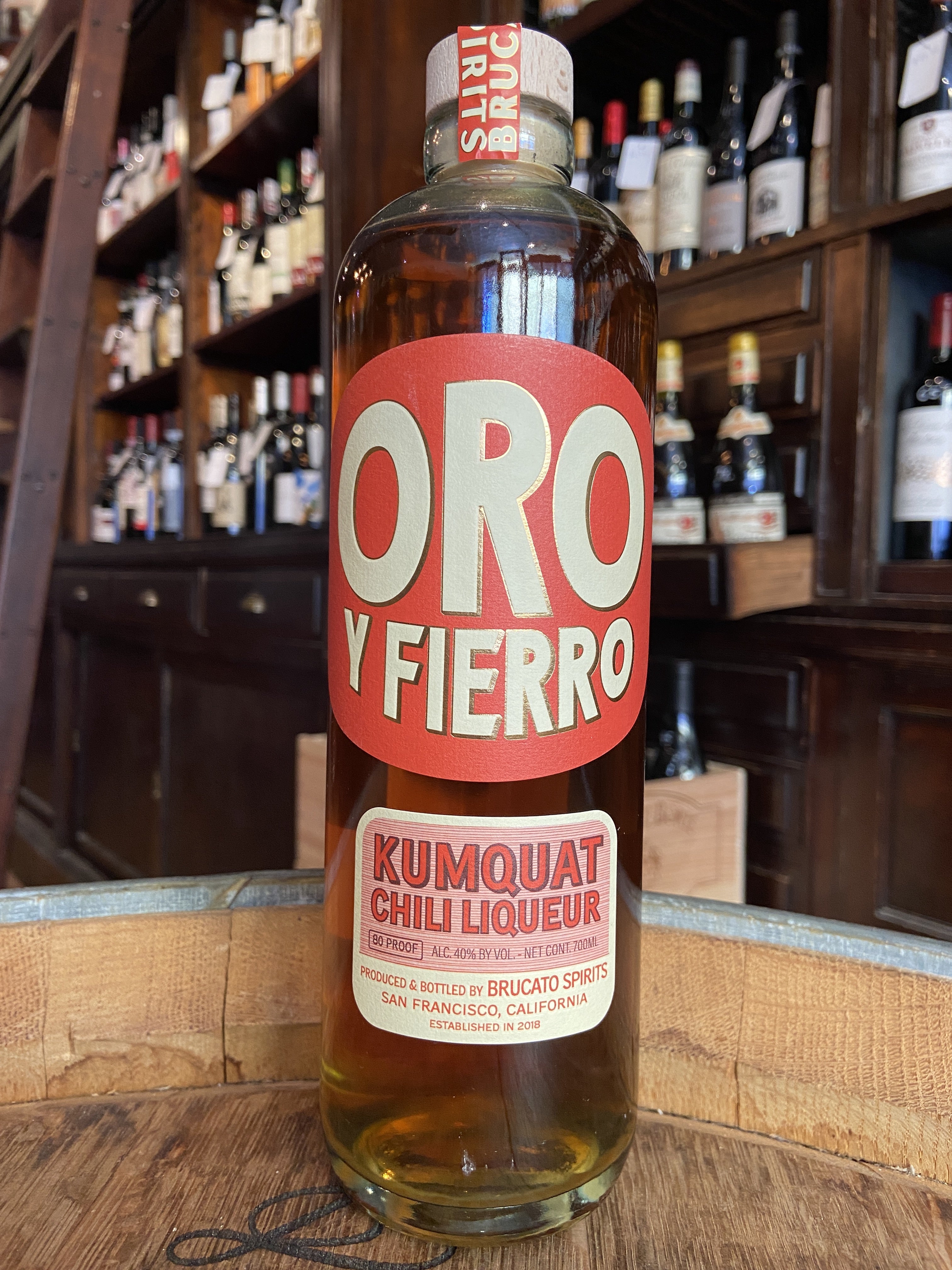 Brucato Amaro 'Oro Y Fierro' Kumquat Chili Liqueur