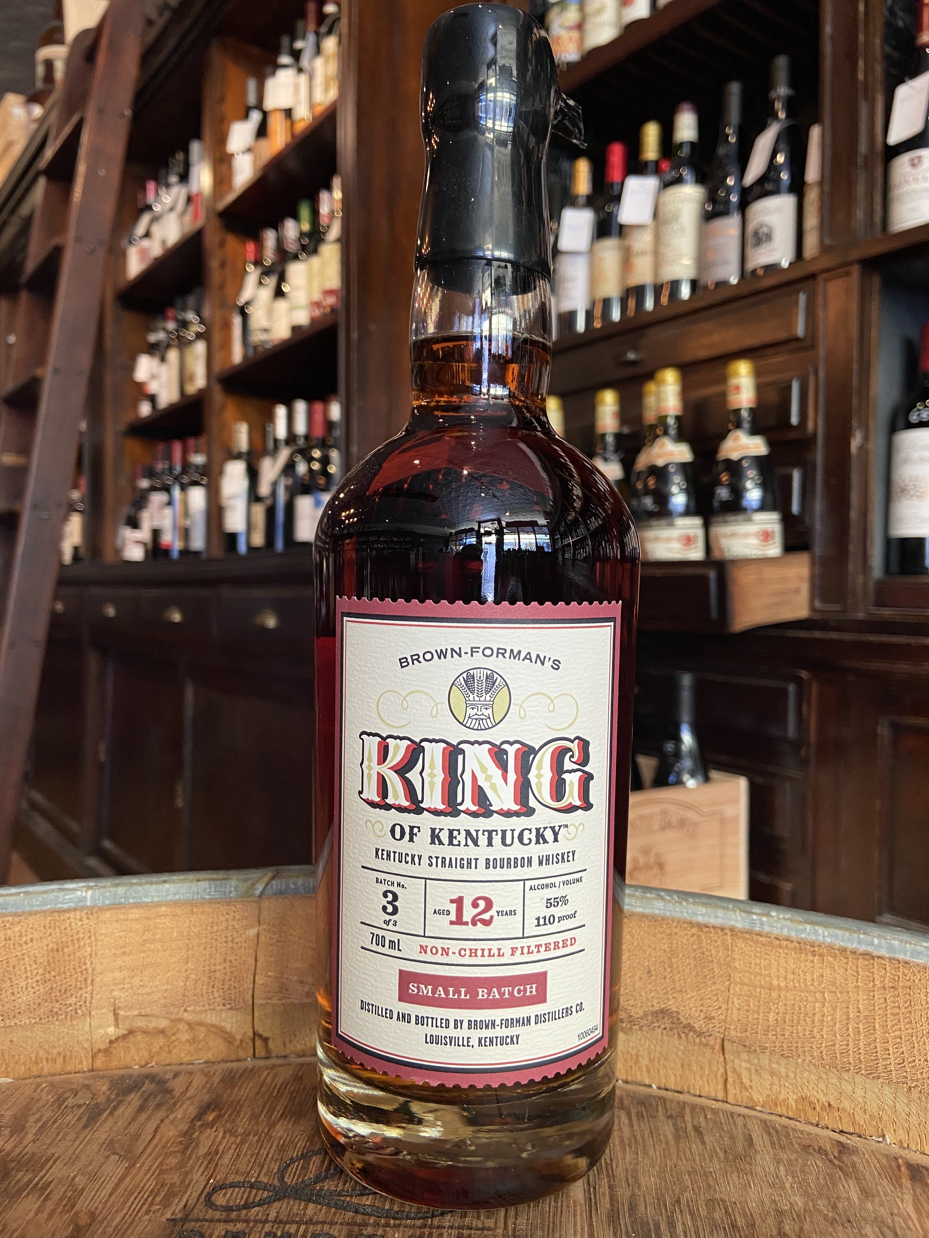 Brown Formans 'King of Kentucky' Small Batch 12 Year Old Kentucky Straight Bourbon Whiskey