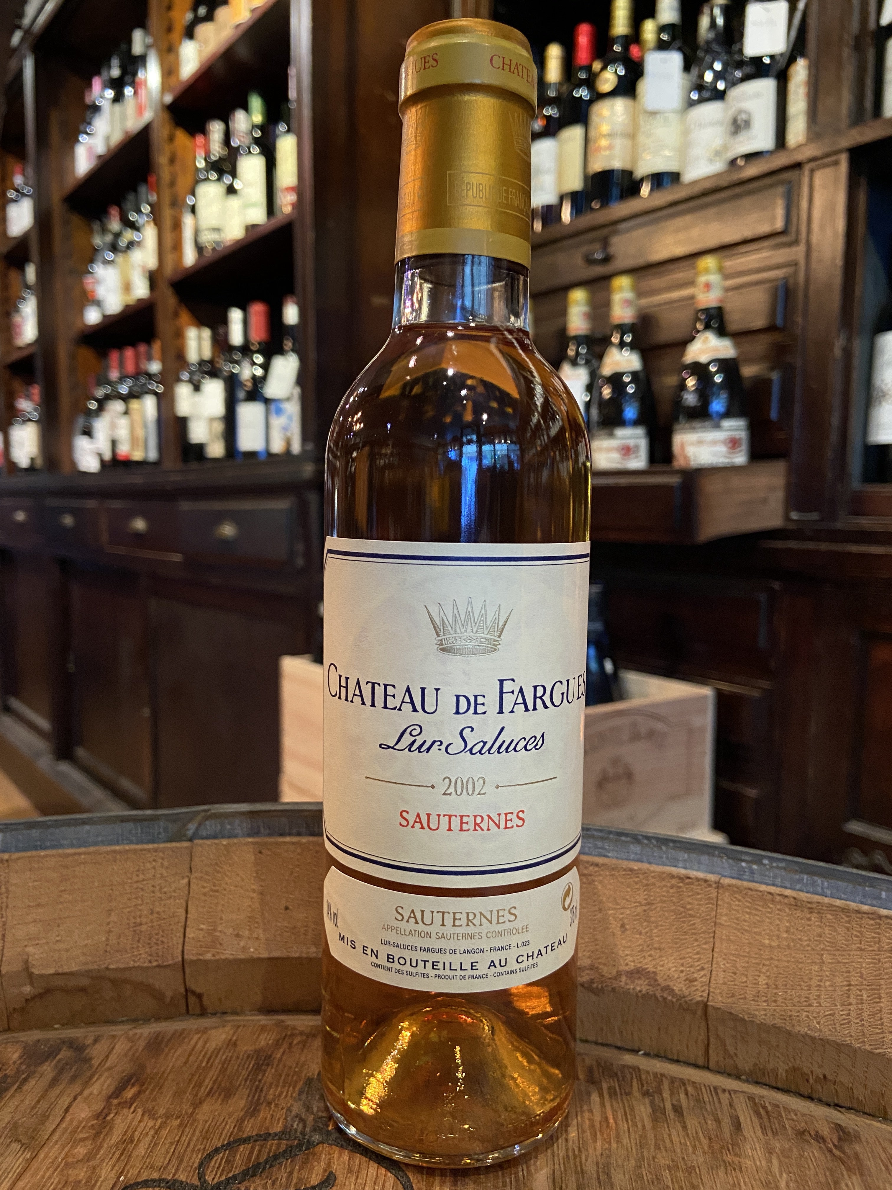 2002 Chateau de Fargues Sauternes (375ml)