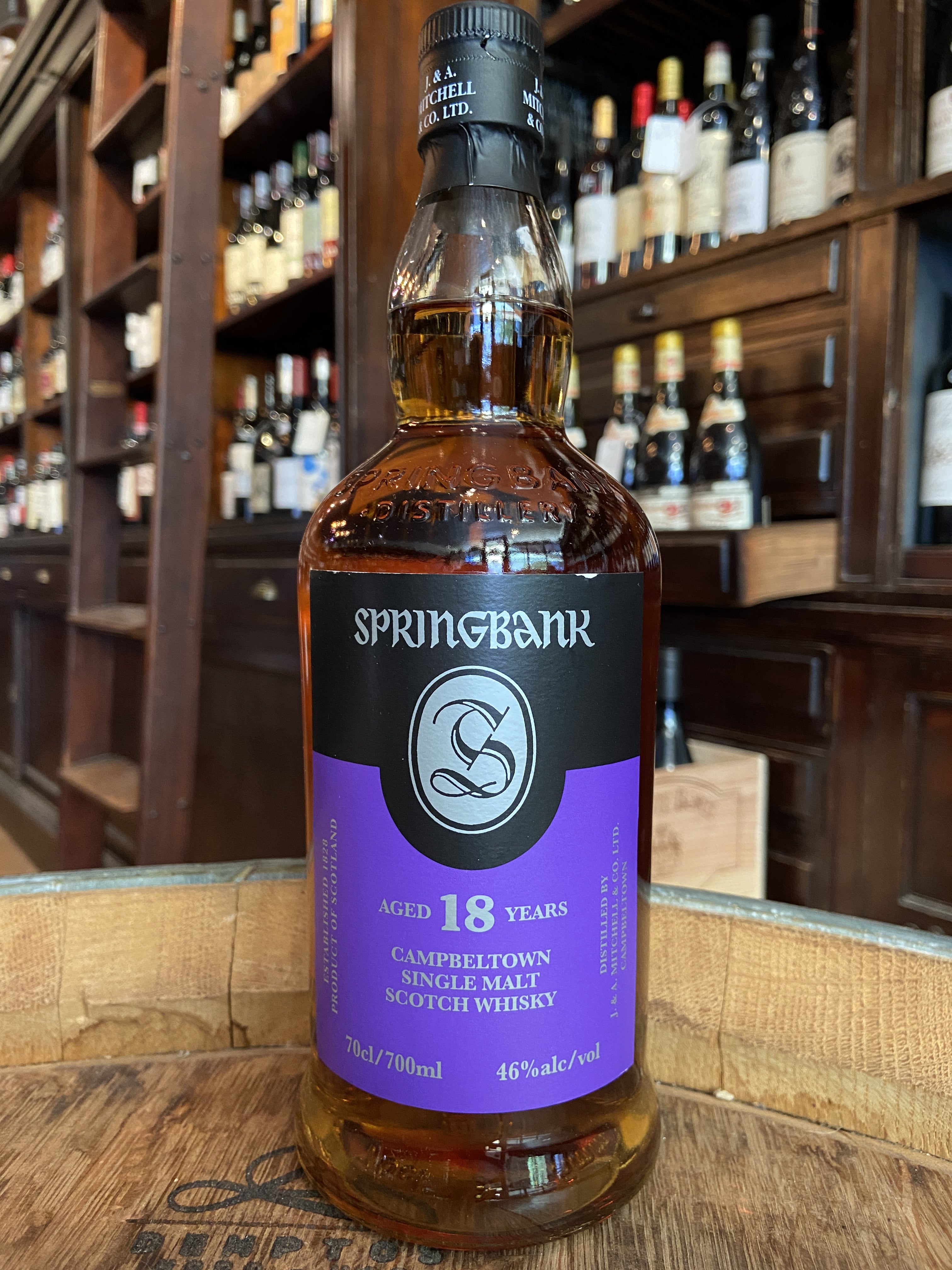 Springbank 18 Year Old Single Malt Scotch Whisky