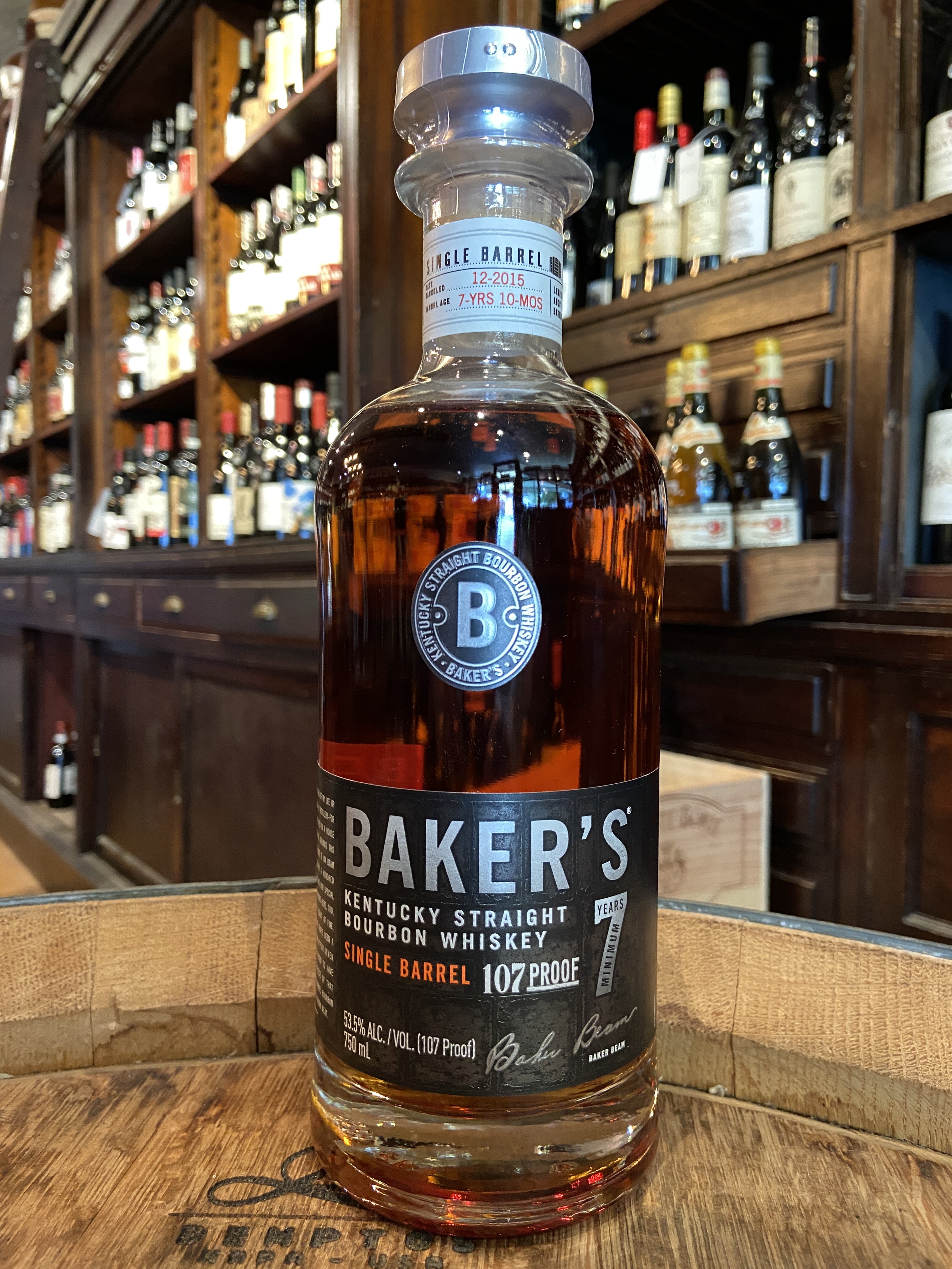 Baker's 7 Year Old Kentucky Straight Bourbon Whiskey