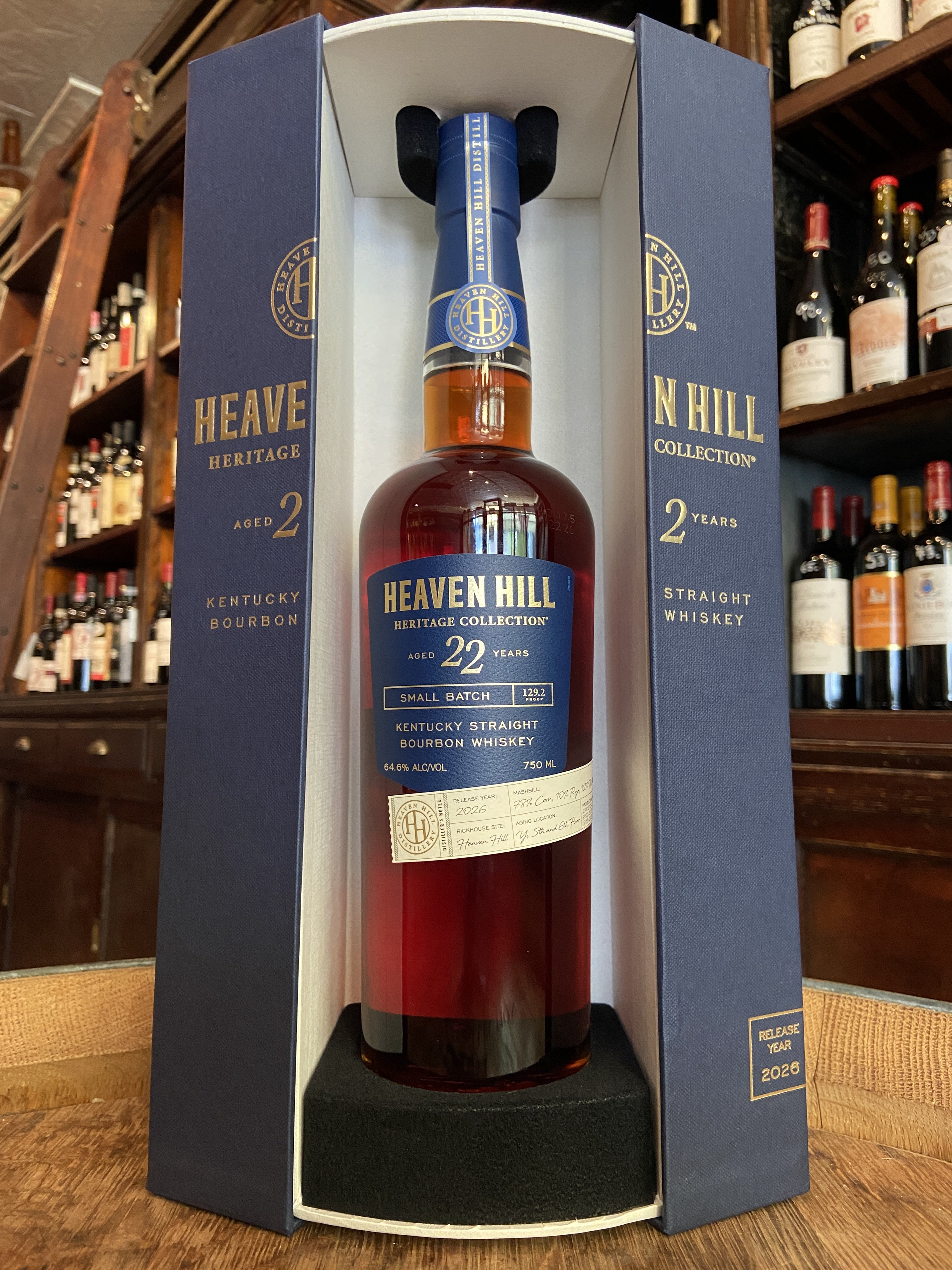 Heaven Hill Distilleries Heritage Collection 22 Year Old Small Batch Kentucky Straight Bourbon Whiskey (2026)