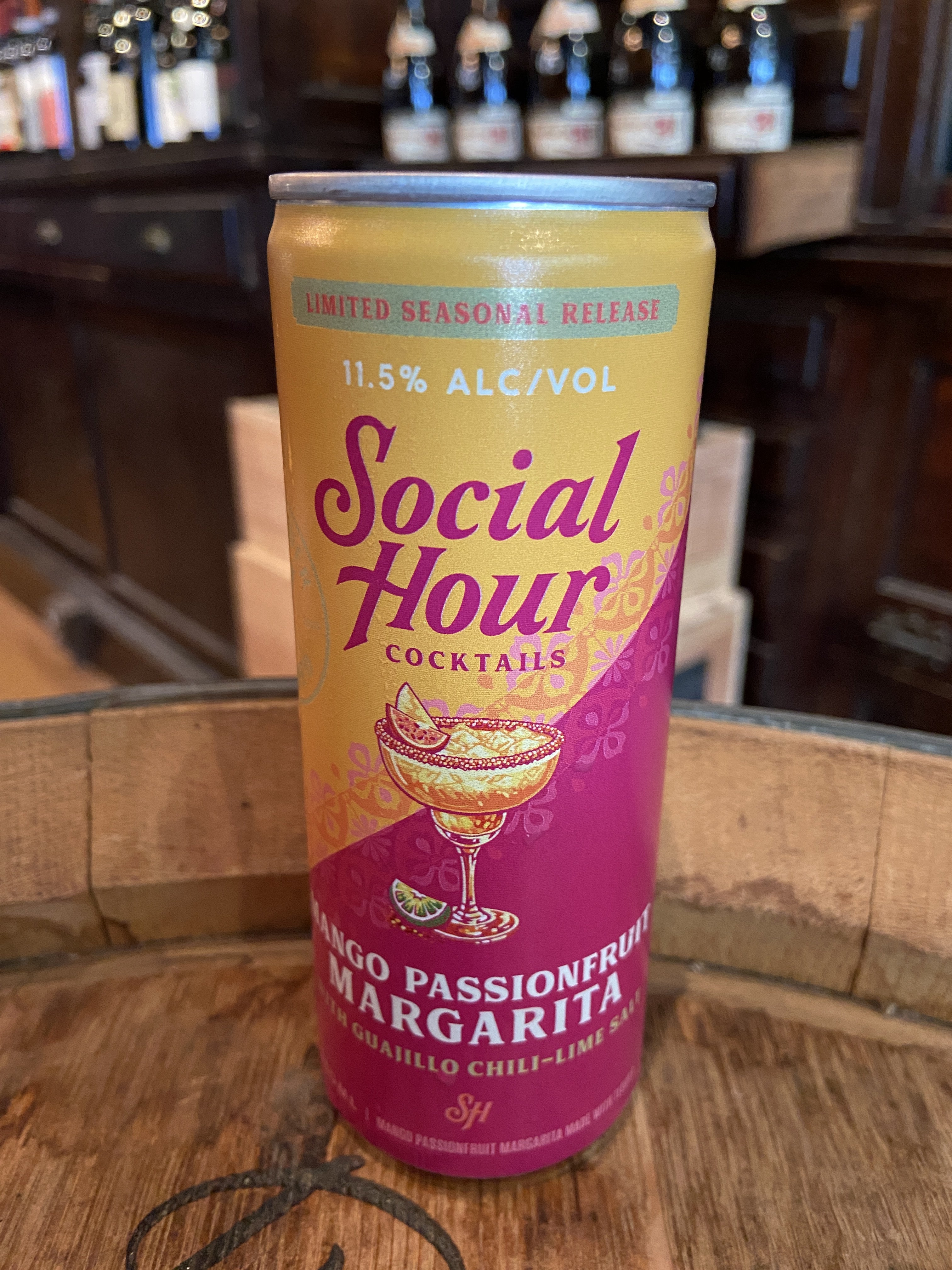 Social Hour Cocktails Limited Seasonal Release Mango Passionfruit Margarita