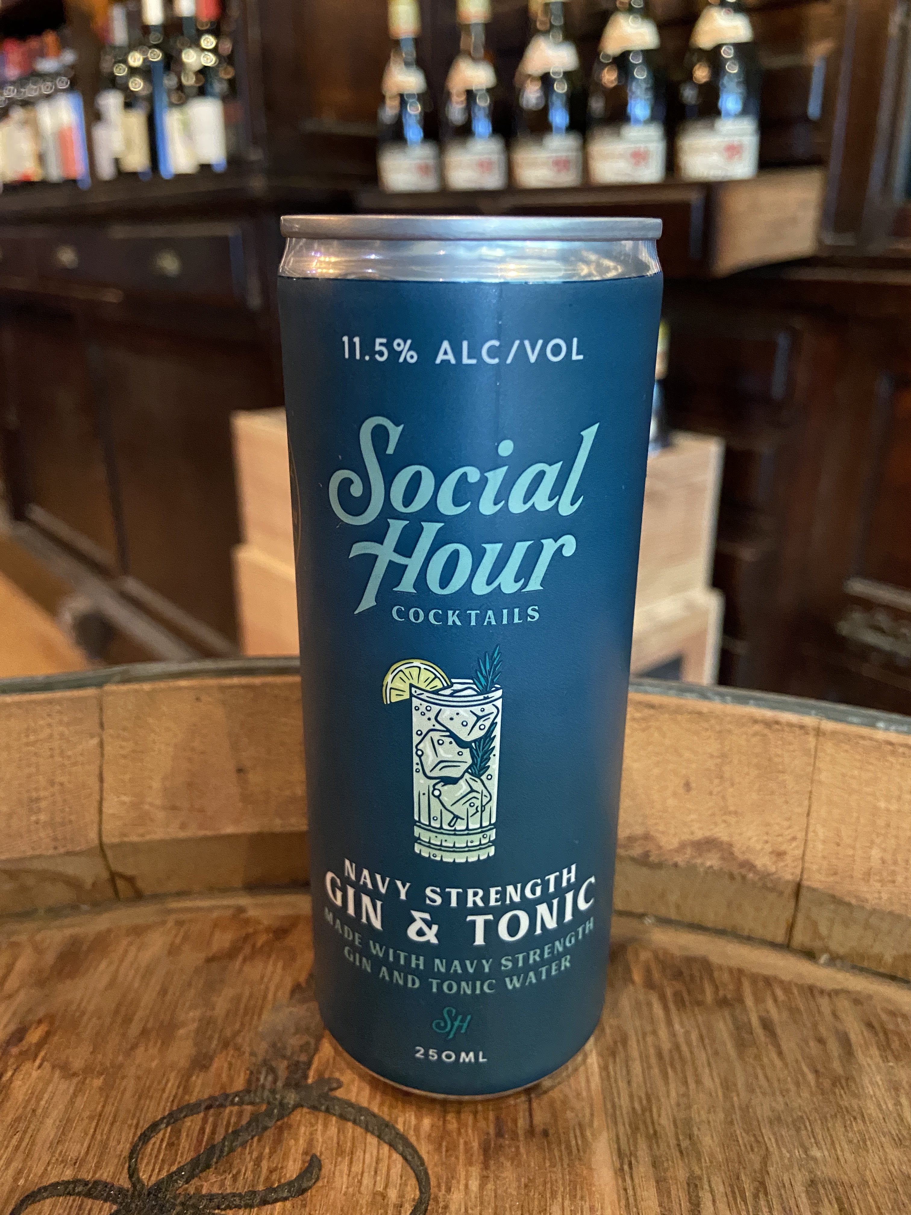 Social Hour Cocktails Navy Strength Gin & Tonic