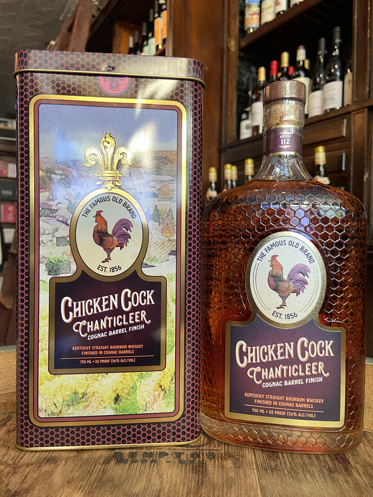 Chicken Cock Chanticleer Cognac Barrel Finish Kentucky Straight Bourbon Whiskey