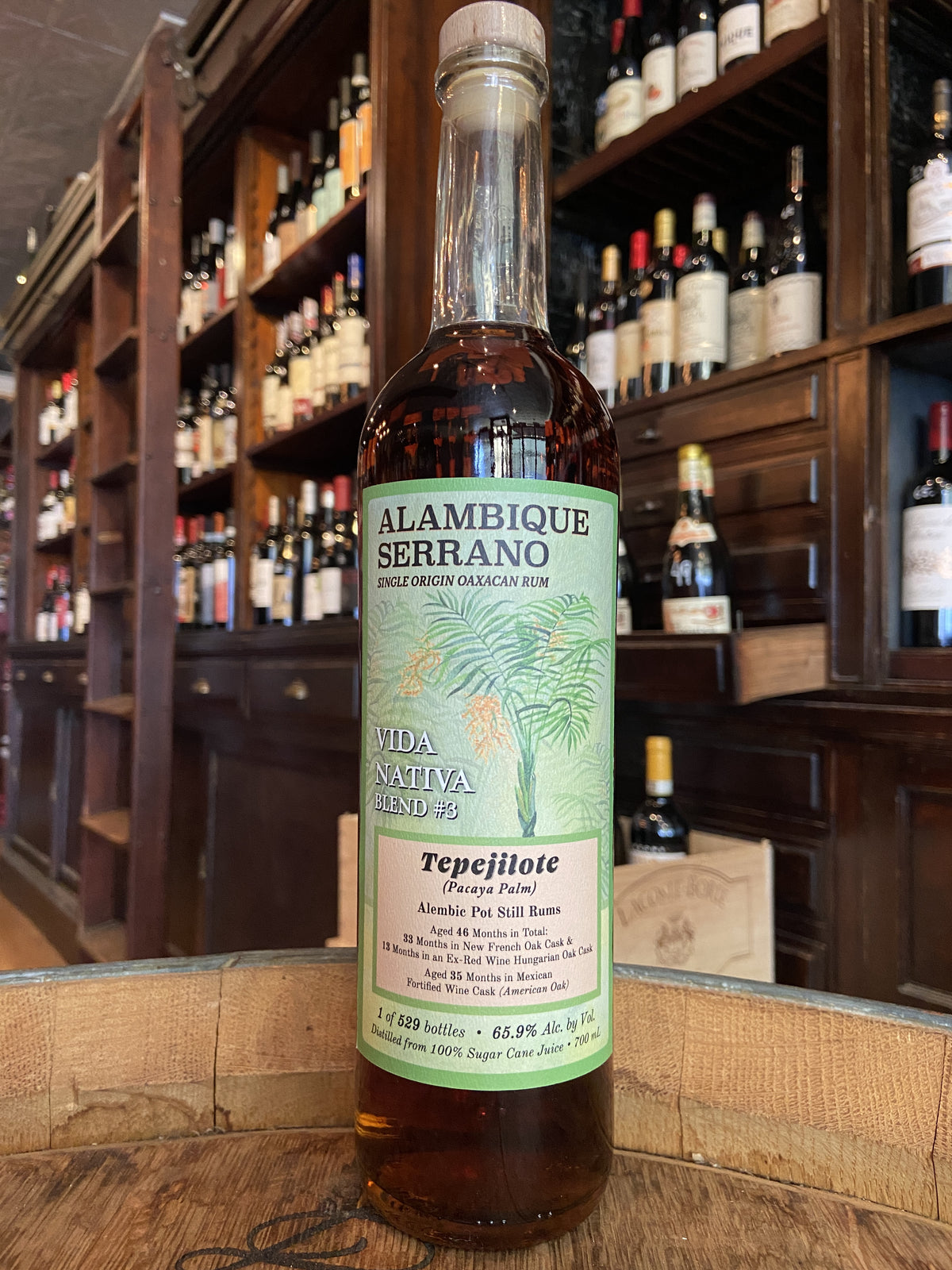 Alambique Serrano Vida Nativa Blend #3 Tepijilote Rum