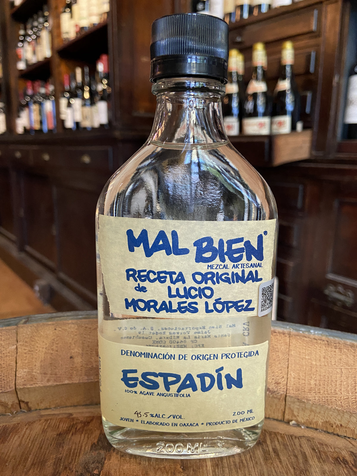 Mal Bien Lucio Morales Lopez Espadin Mezcal (200ml)